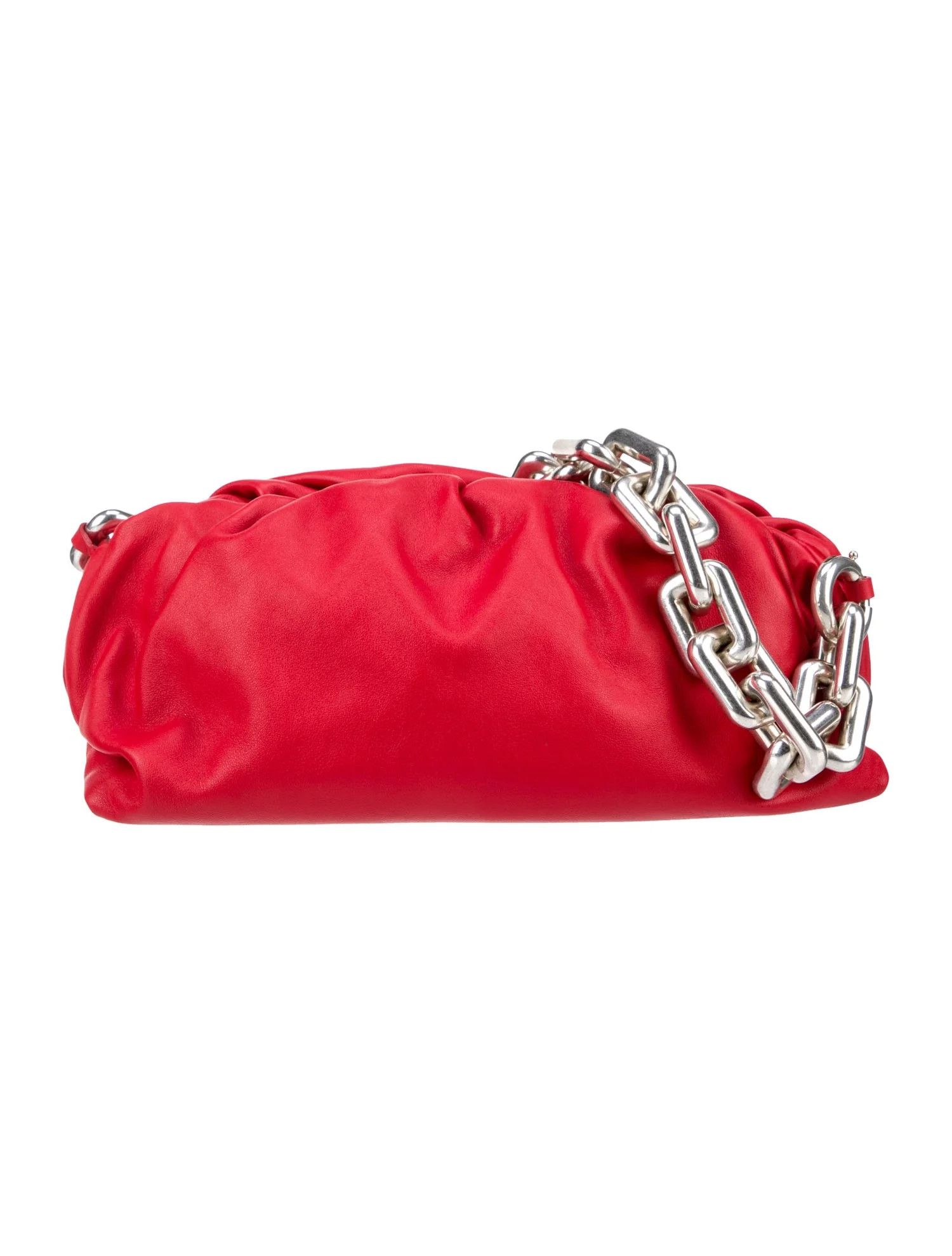 Bottega Veneta o1n1vont1124 Size: OS / Chain Pouch in Red Size ONE SIZE - 1 Thumbnail