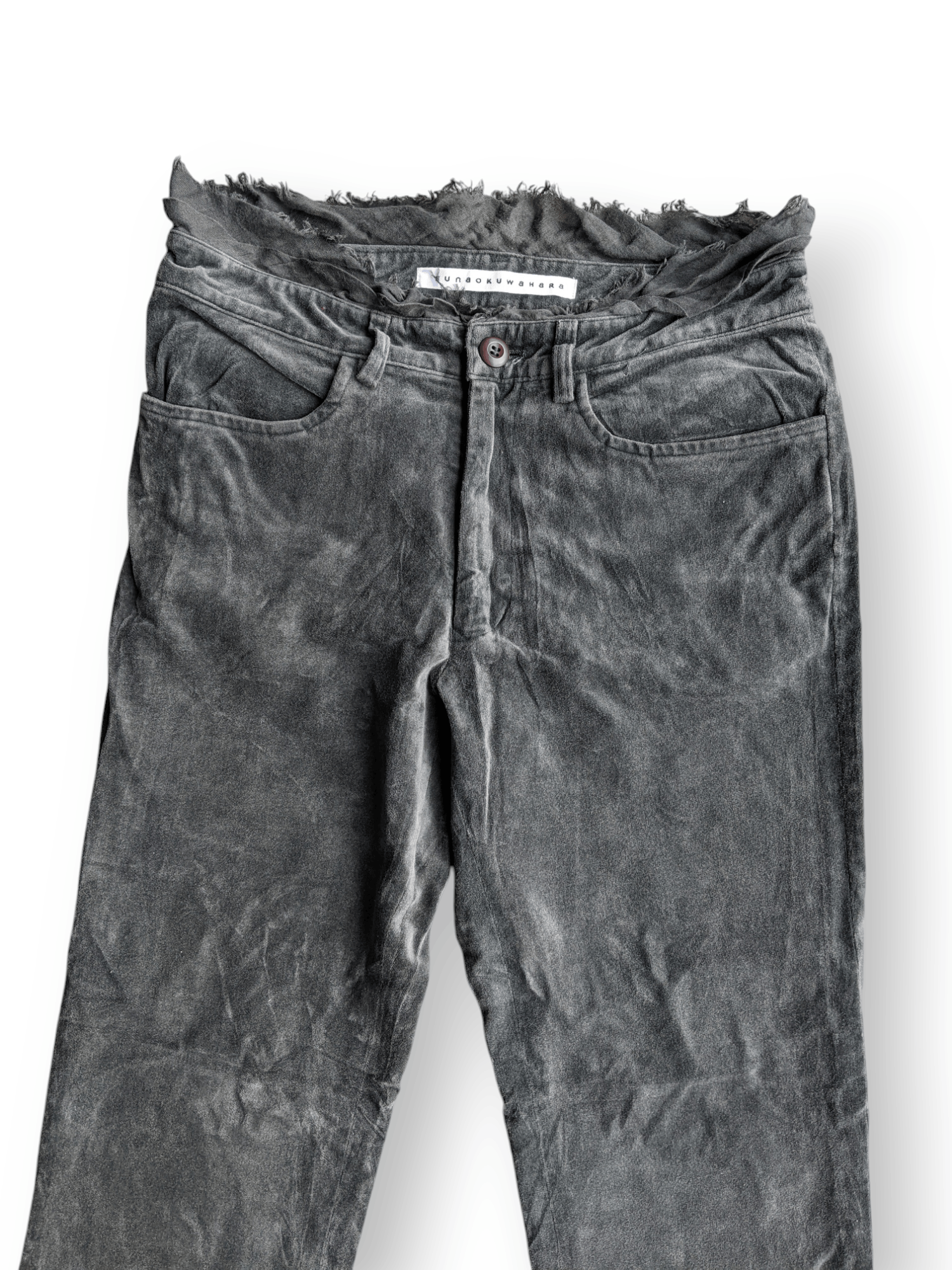Sunao Kawahara by Issey Miyake Velvet Pants Coded SK33FF048