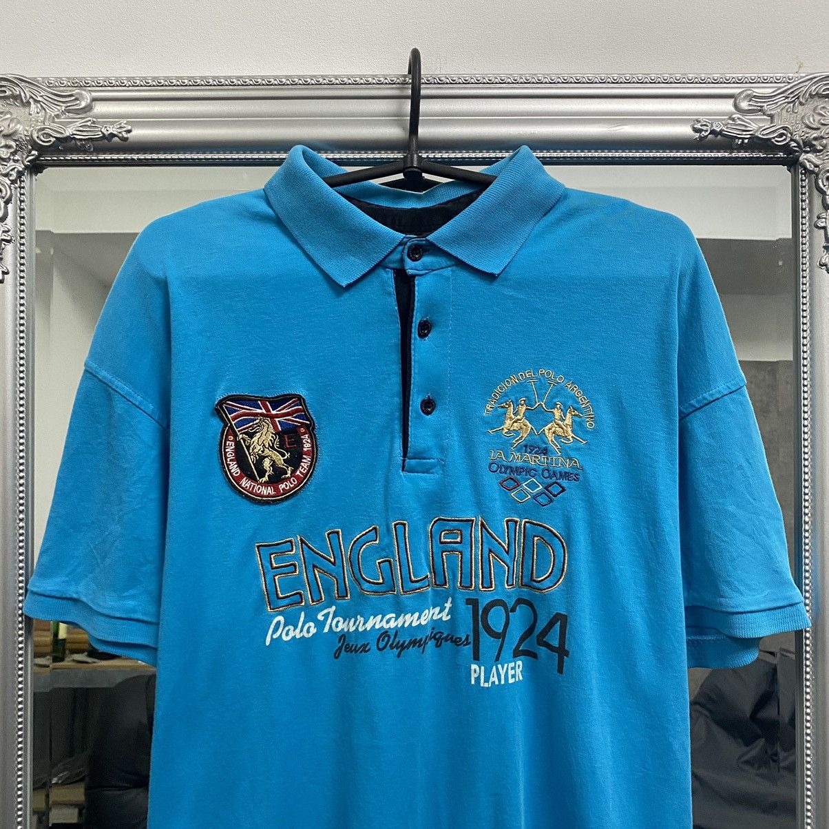 La Martina La martina Polo T Shirt England #3 polo team 1924 Size US XL / EU 56 / 4 - 2 Thumbnail