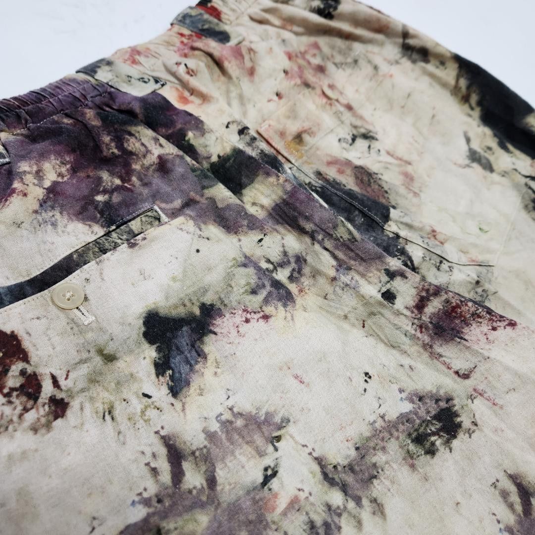 Yohji Yamamoto Yohji Yamamoto POUR HOMME Paint Wide Pants Size US 33 - 5 Thumbnail