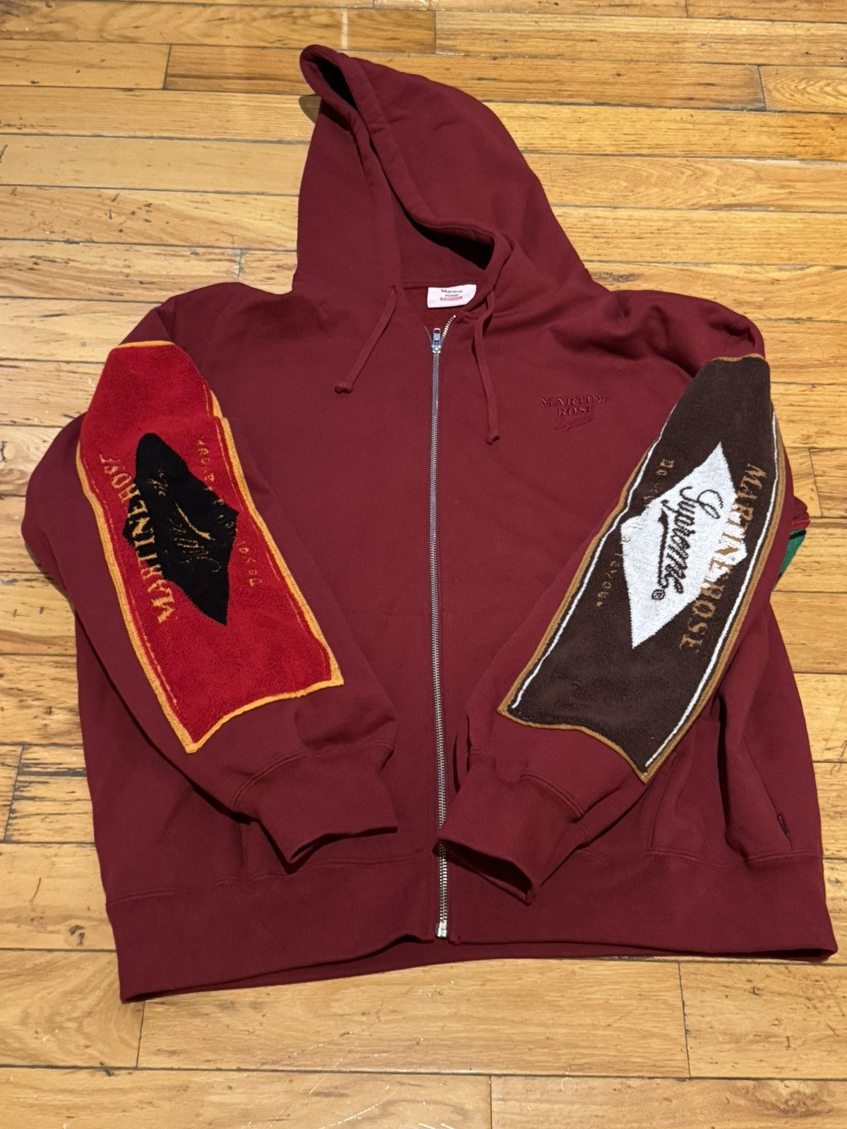 Martine Rose × Supreme Martine Rose x Supreme towel zip up hoodie