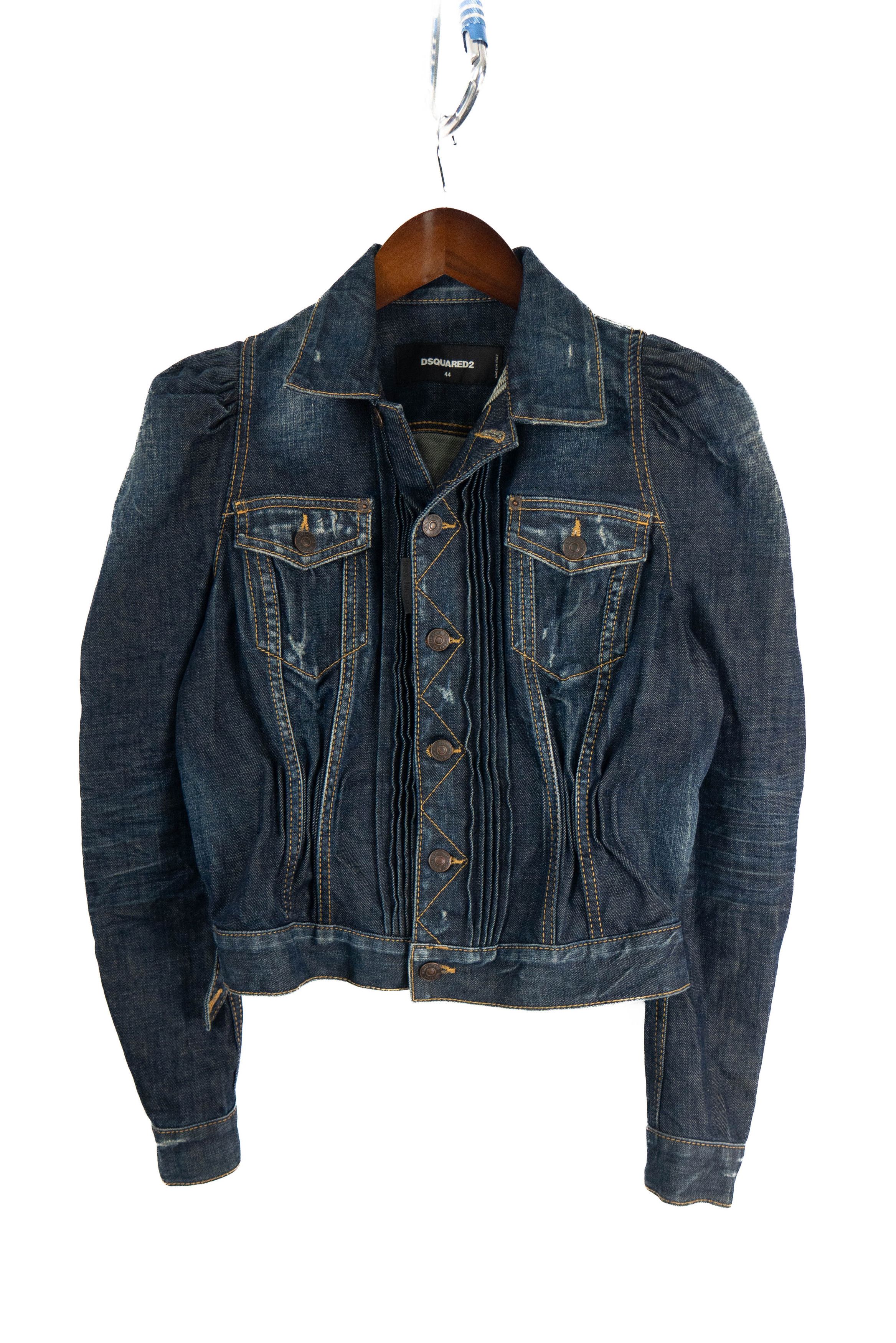 ジャケット DSQUARED2 Woman Jacket Denim S73AM0358 S30341 470 Dsquared2 DSQUARED2 Women Denim Jackets S30341 S73AM0358 470