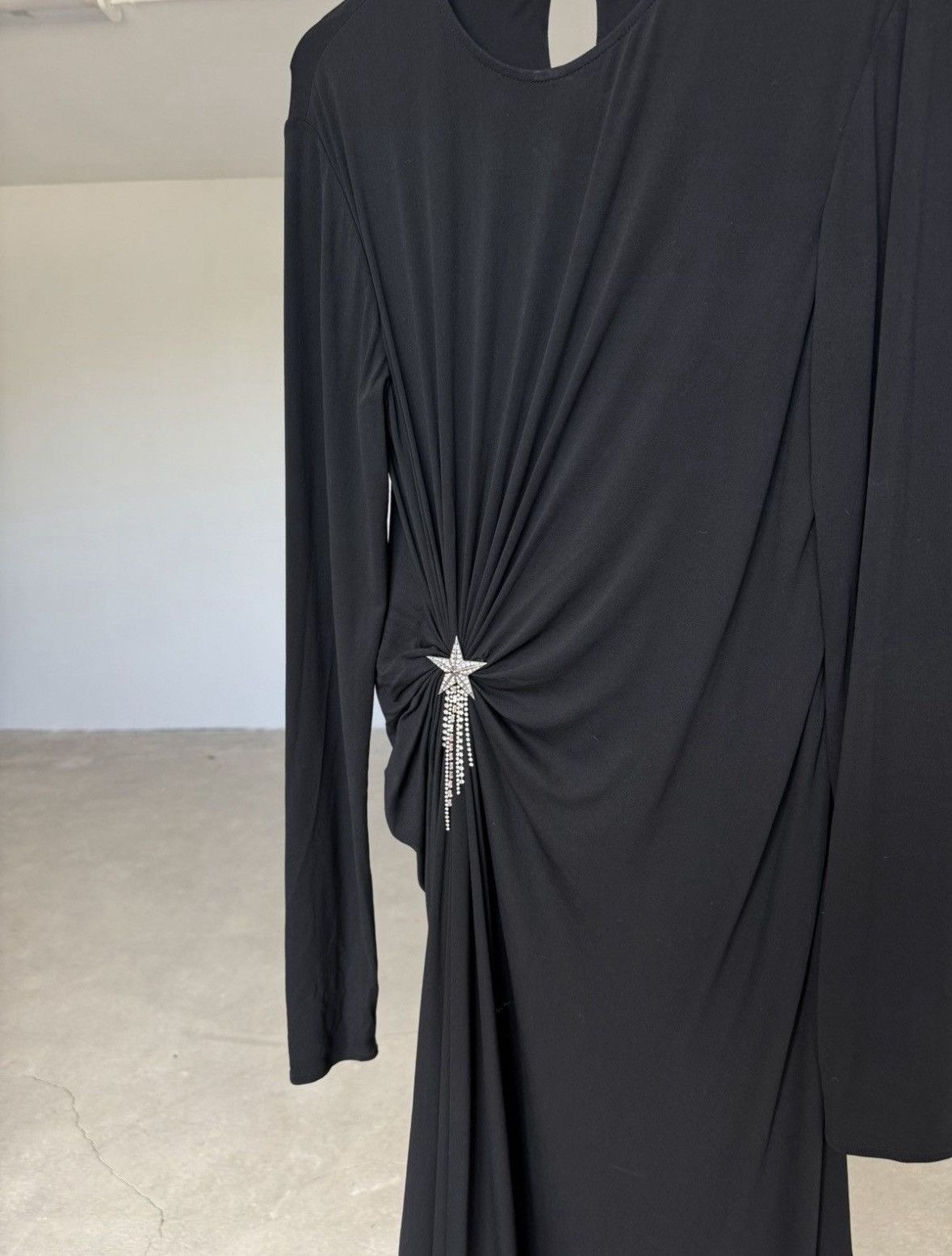 Saint Laurent Paris Vintage Saint Laurent Black star dress Size M / US 6-8 / IT 42-44 - 4 Thumbnail