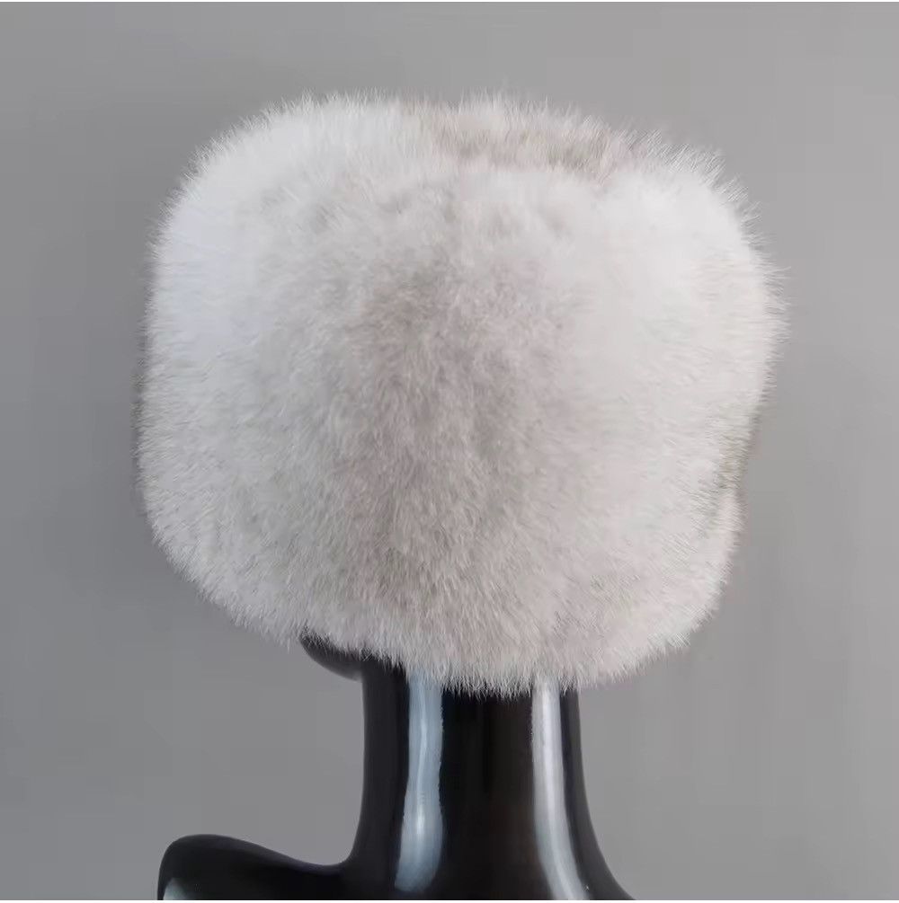 Other Real Natural Fur Y2k Retro Vintage Style Winter Hat Size ONE SIZE - 3 Thumbnail