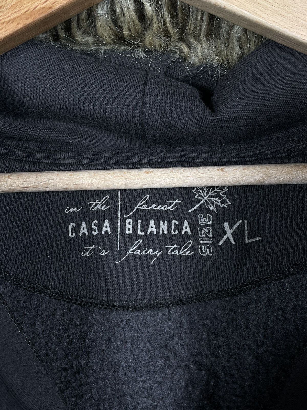 Le Grande Bleu (L.G.B.) × Vintage Retro 00s Fur Loose OversizeHoodie If six was nine style Size XL / US 12-14 / IT 48-50 - 6 Thumbnail