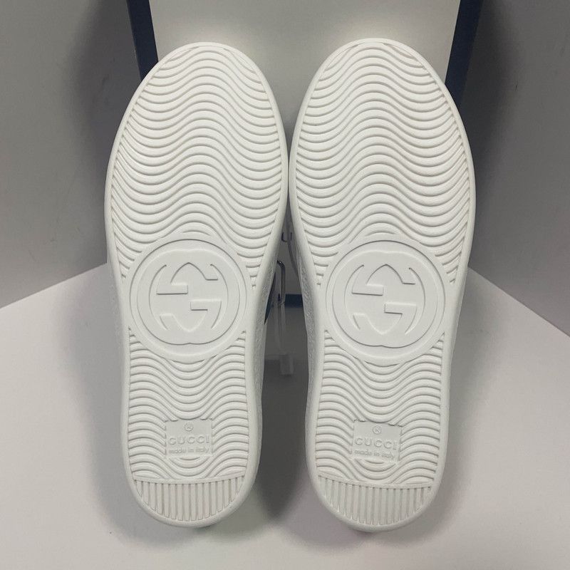 Gucci Gucci Kids' ACE Leather Velcro Sneakers - Size US 5 / EU 37 - 2 Thumbnail