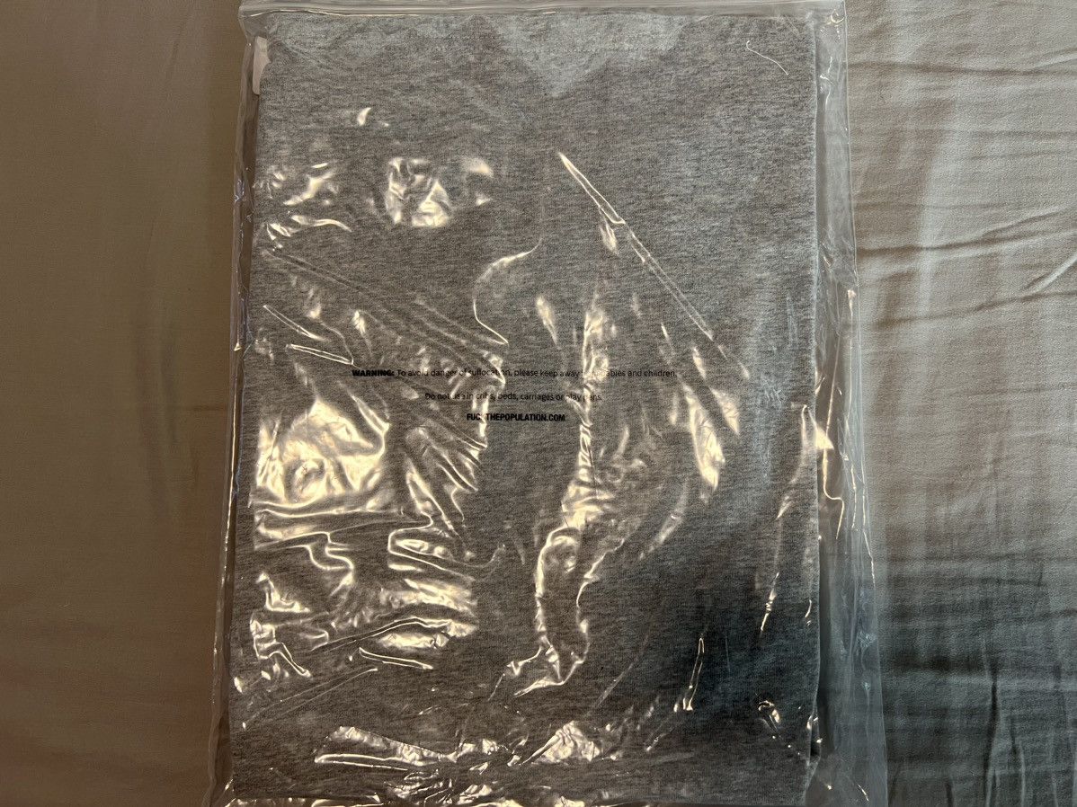 Fuck The Population FTP Embossed Logo Tee Sz Small Heather Gray Size US S / EU 44-46 / 1 - 6 Thumbnail