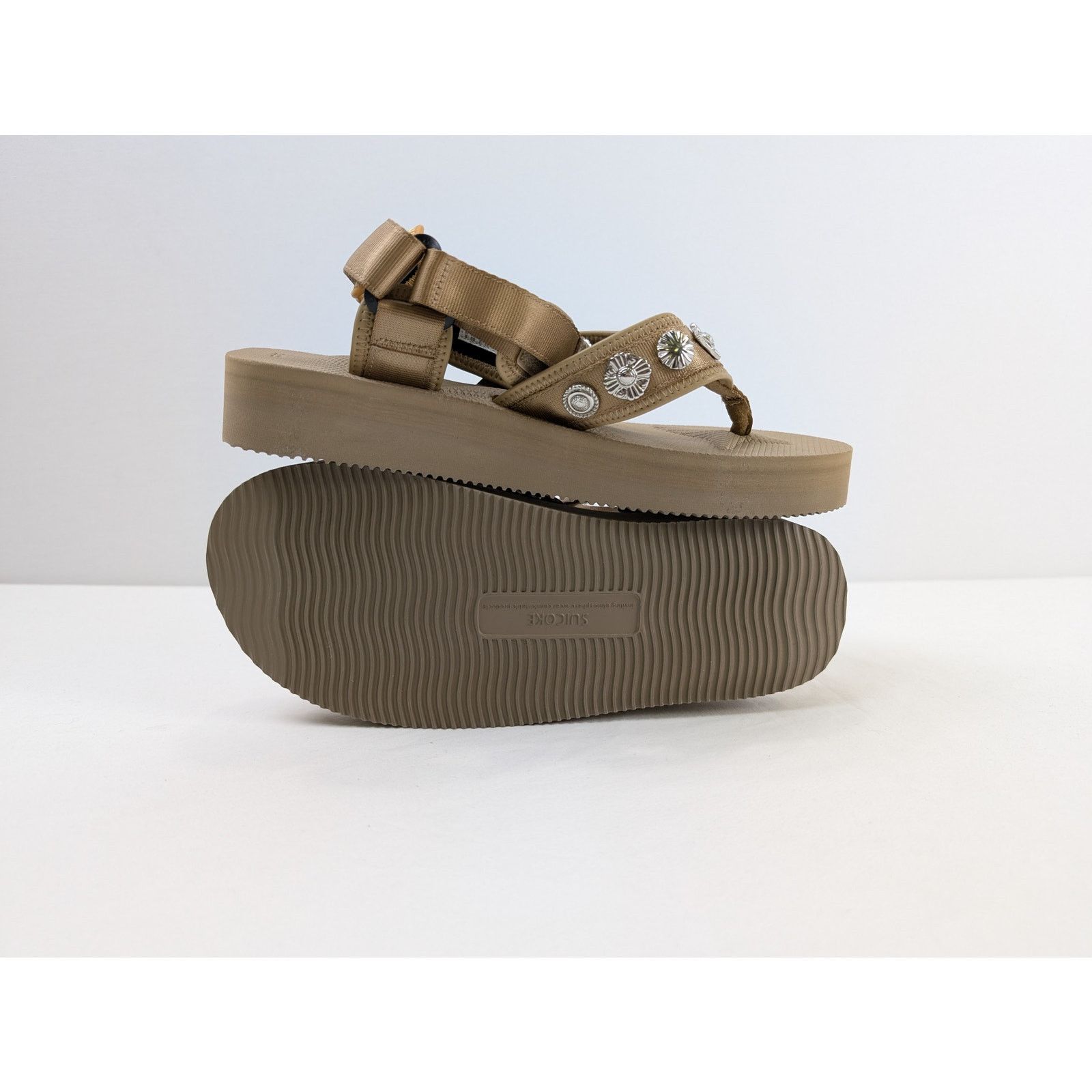 Moncler × Suicoke o1rshd1 Sandal in Beige Size US 8 / EU 41 - 14 Thumbnail