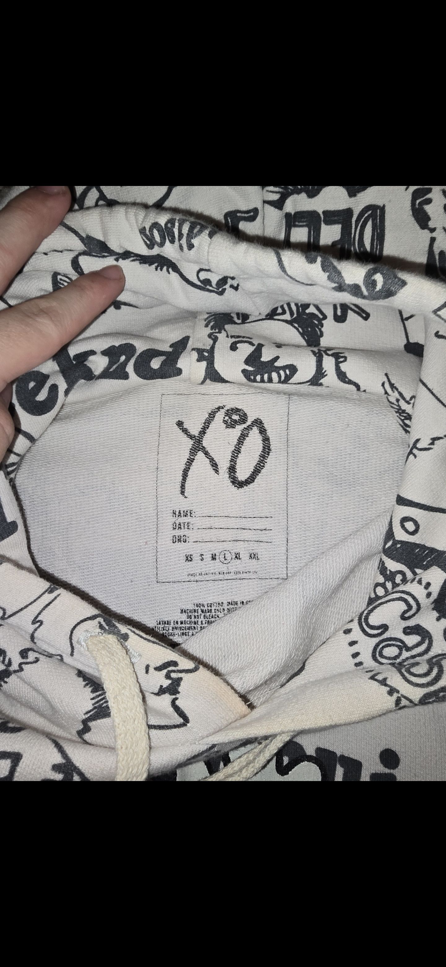 Rhude Rhude x XO Weeknd Hoodie Size US L / EU 52-54 / 3 - 3 Thumbnail