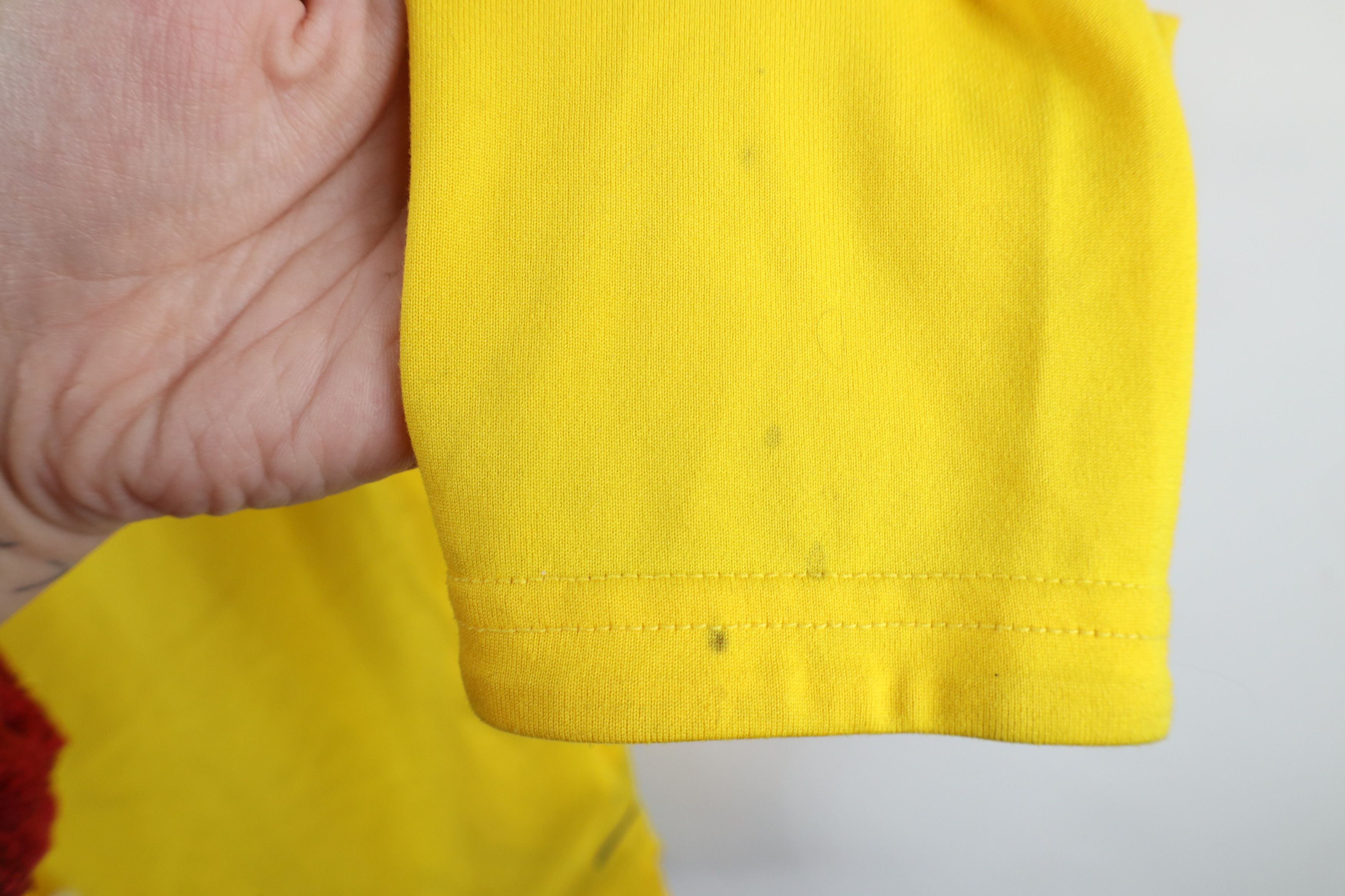 Nike × Vintage Nike Air Jordan Tech Jumpman Long Sleeve T-Shirt Yellow Size US M / EU 48-50 / 2 - 9 Thumbnail