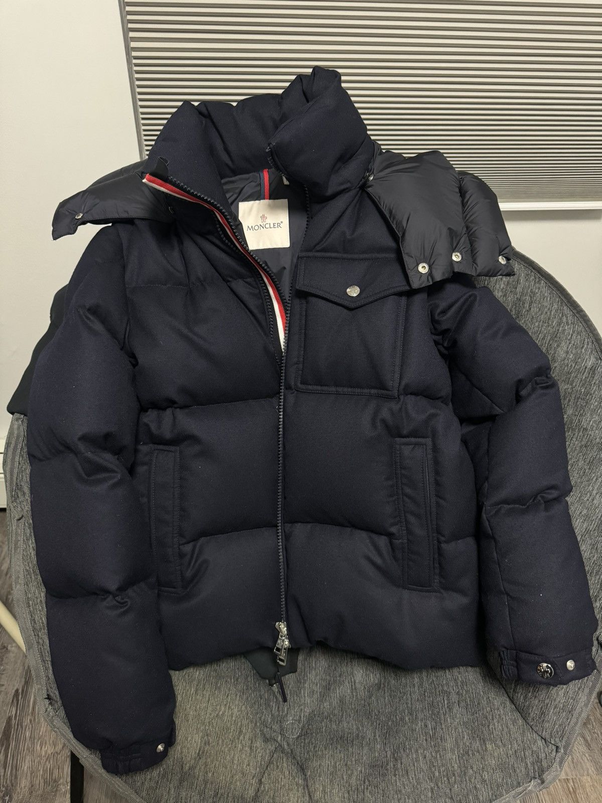 Moncler Moncler puff down jacket navy Size US S / EU 44-46 / 1 - 3 Thumbnail