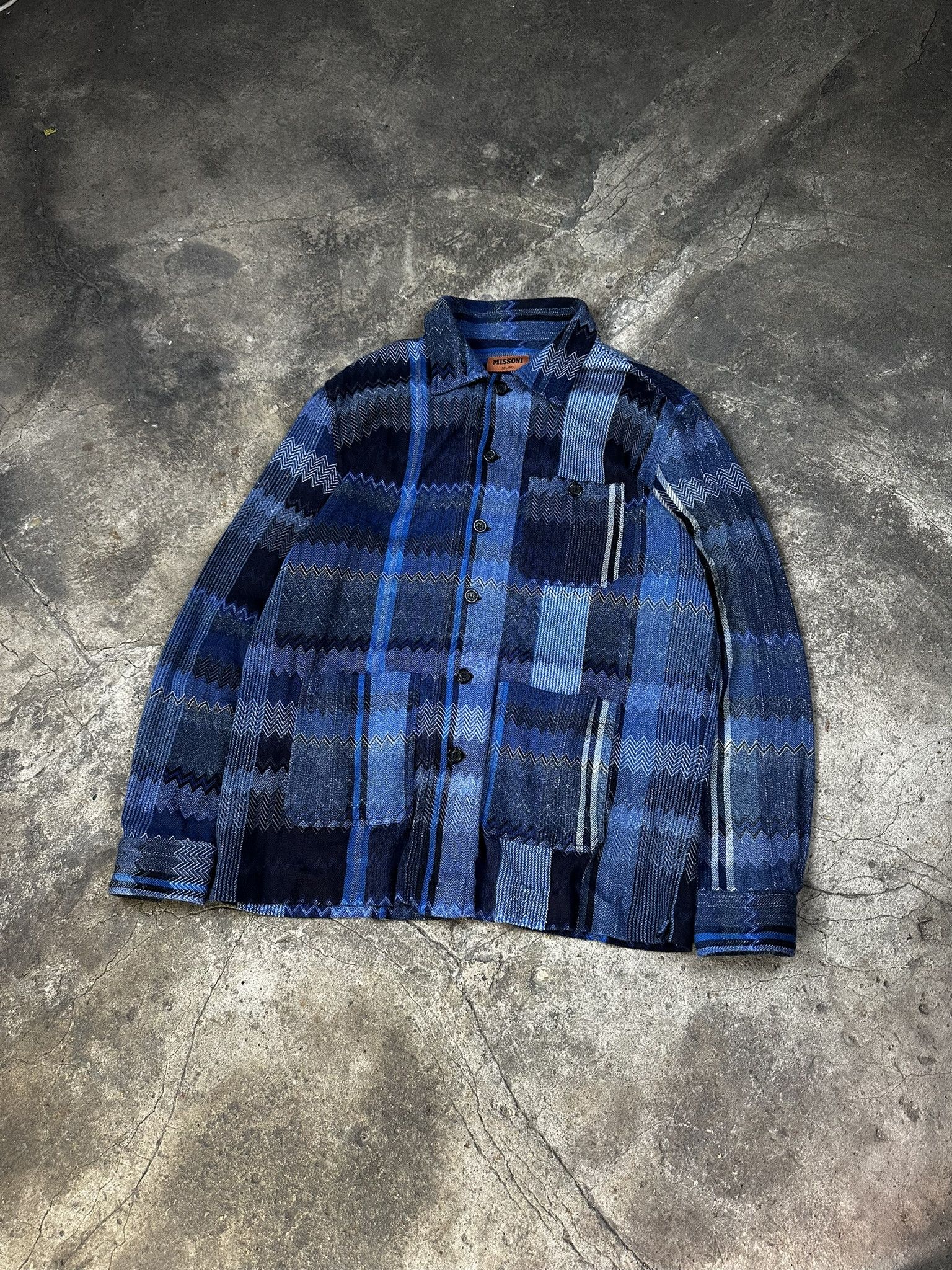 Missoni Rare Crazy Missoni Wool Checked Flannel Size US L / EU 52-54 / 3 - 1 Thumbnail
