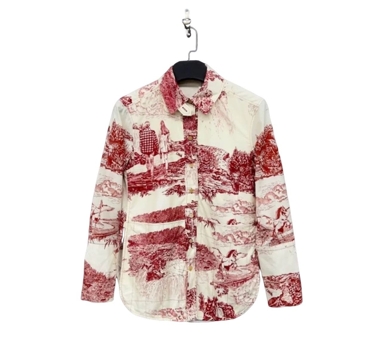 Chloe Chloe Toile de Jouy Print Button Up Shirt FR 38 Size S / US 4 / IT 40 - 1 Thumbnail