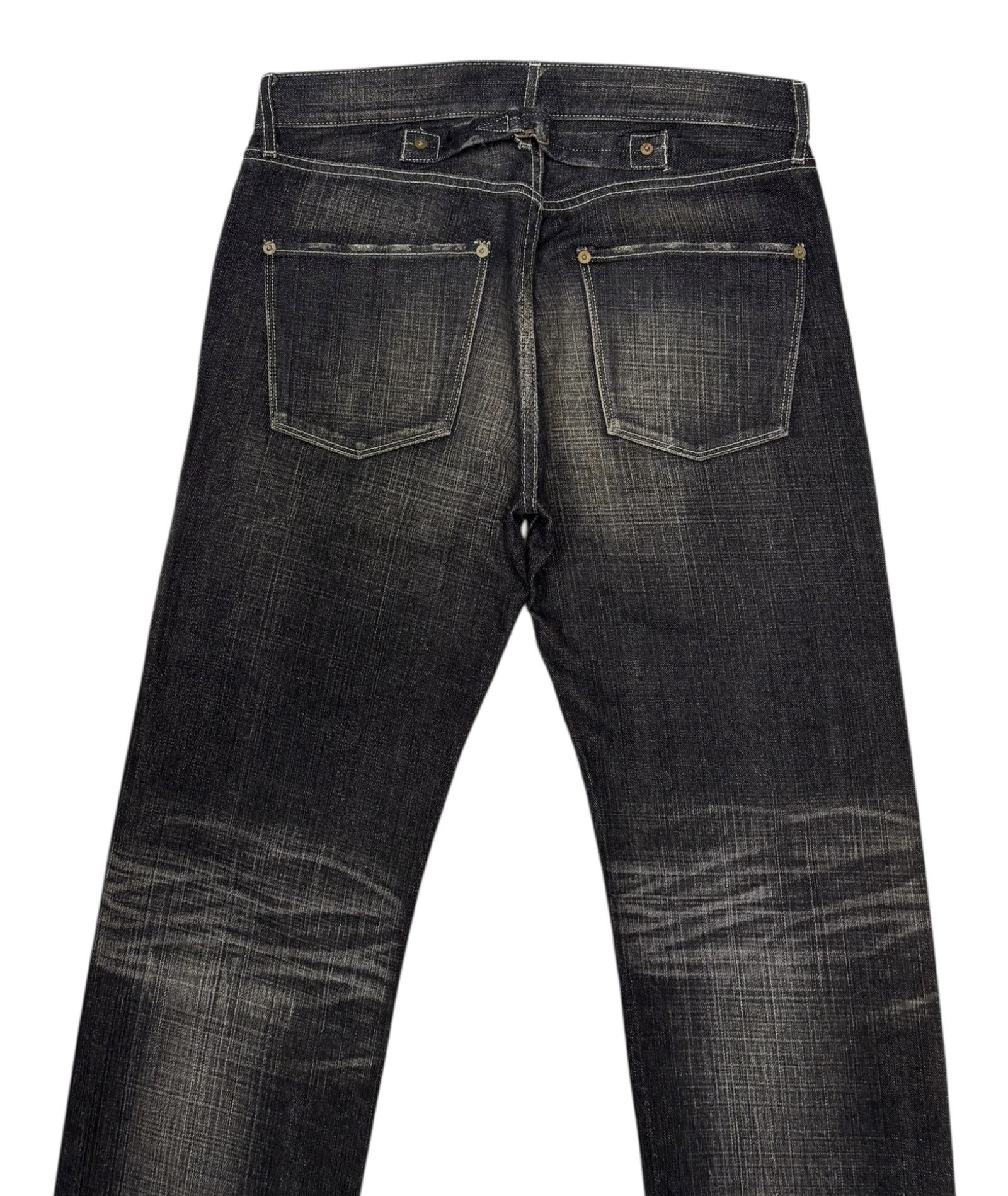 Undercover × Uniqlo Vintage Uniqlo Japan Black Undercover Style Baggy Denim Jean Size US 32 / EU 48 - 3 Thumbnail