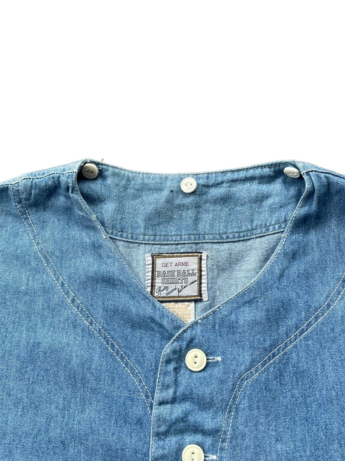 MLB Vintage 90’s Brewer No 31 Denim Shirt Size US XL / EU 56 / 4 - 5 Thumbnail