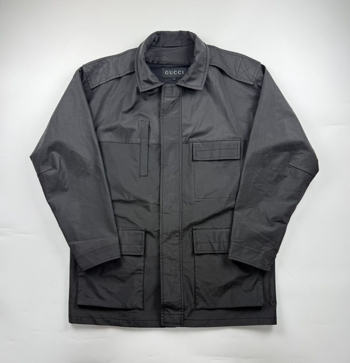 Gucci Gucci x Tom Ford Oversized M65 Field Jacket Size US L / EU 52-54 / 3 - 1 Thumbnail