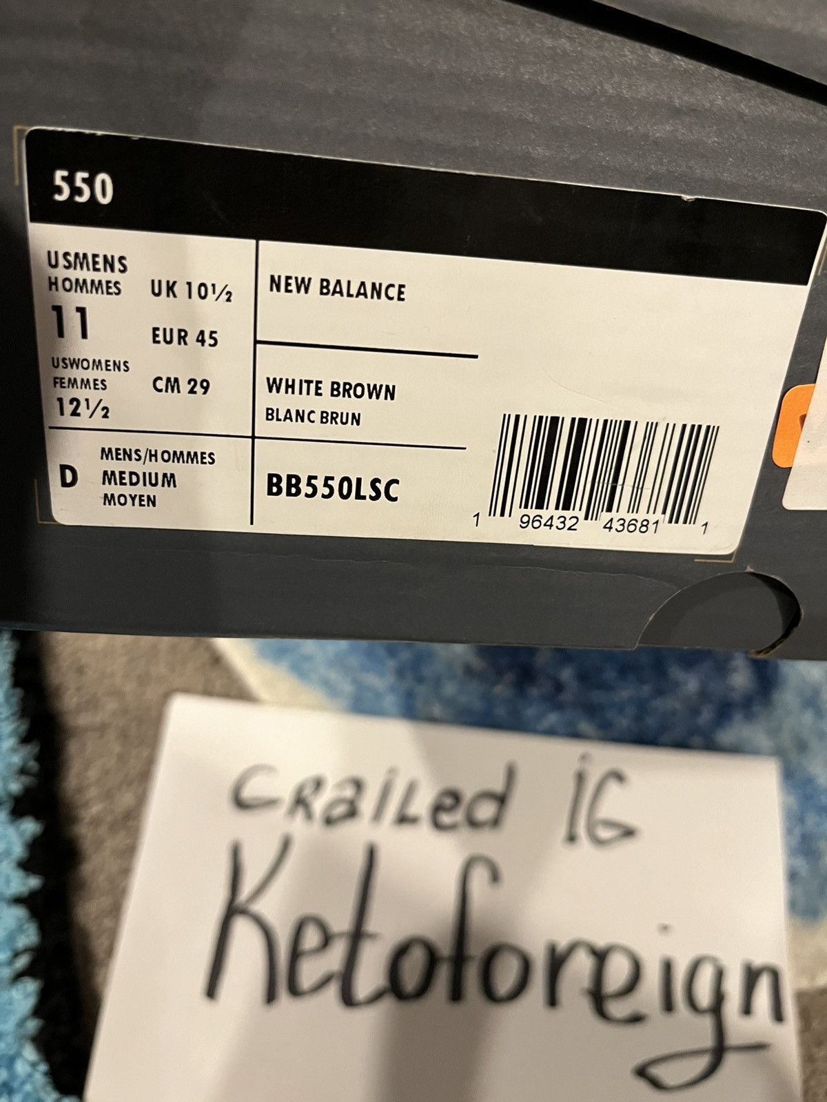 New Balance New Balance 550 Burnt orange Size US 11 / EU 44 - 7 Thumbnail