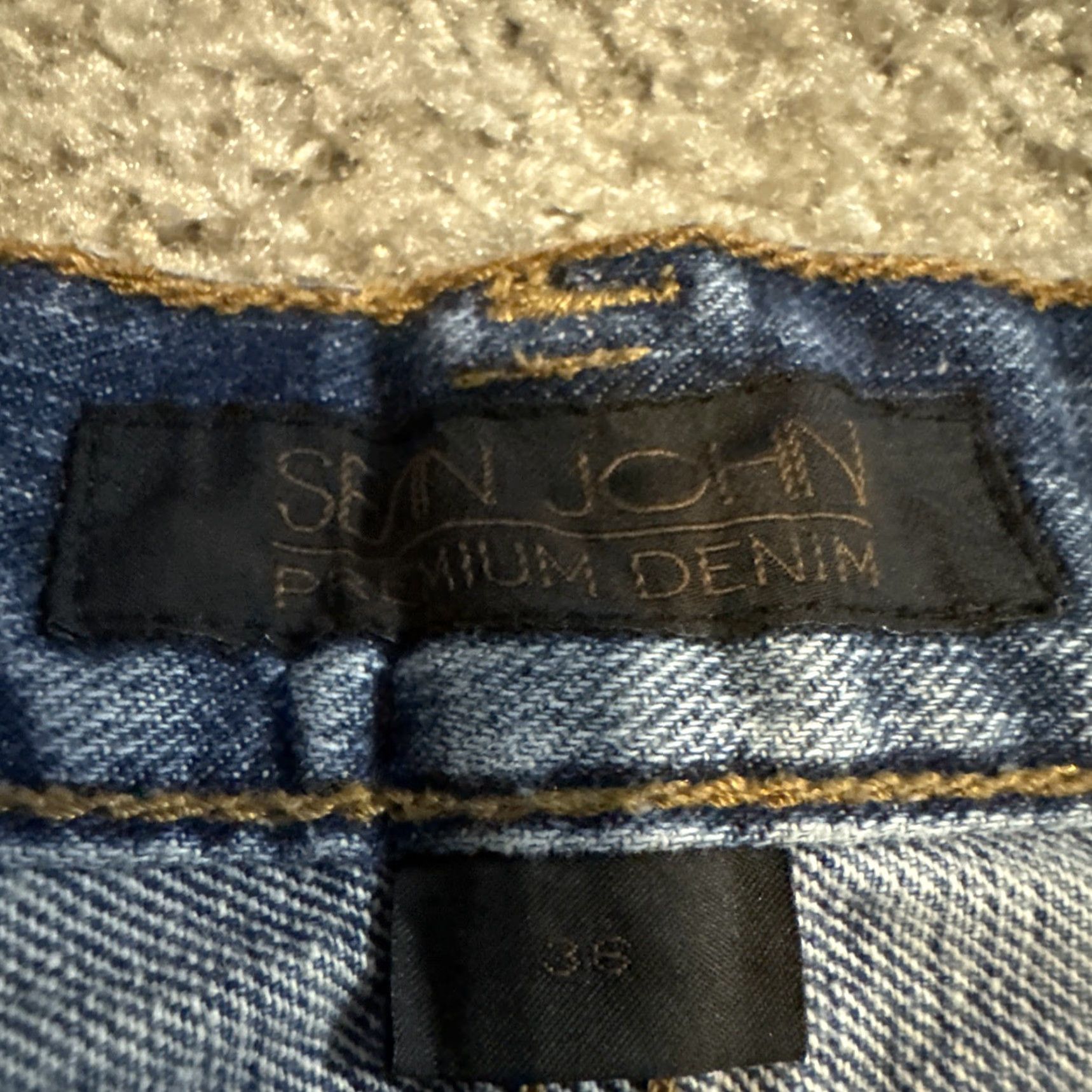 Sean John VINTAGE Sean John Baggy Denim Bermuda Shorts 38 Men Blue Jeans Short Mens 90s Y2K Denim Size US 38 / EU 54 - 4 Thumbnail