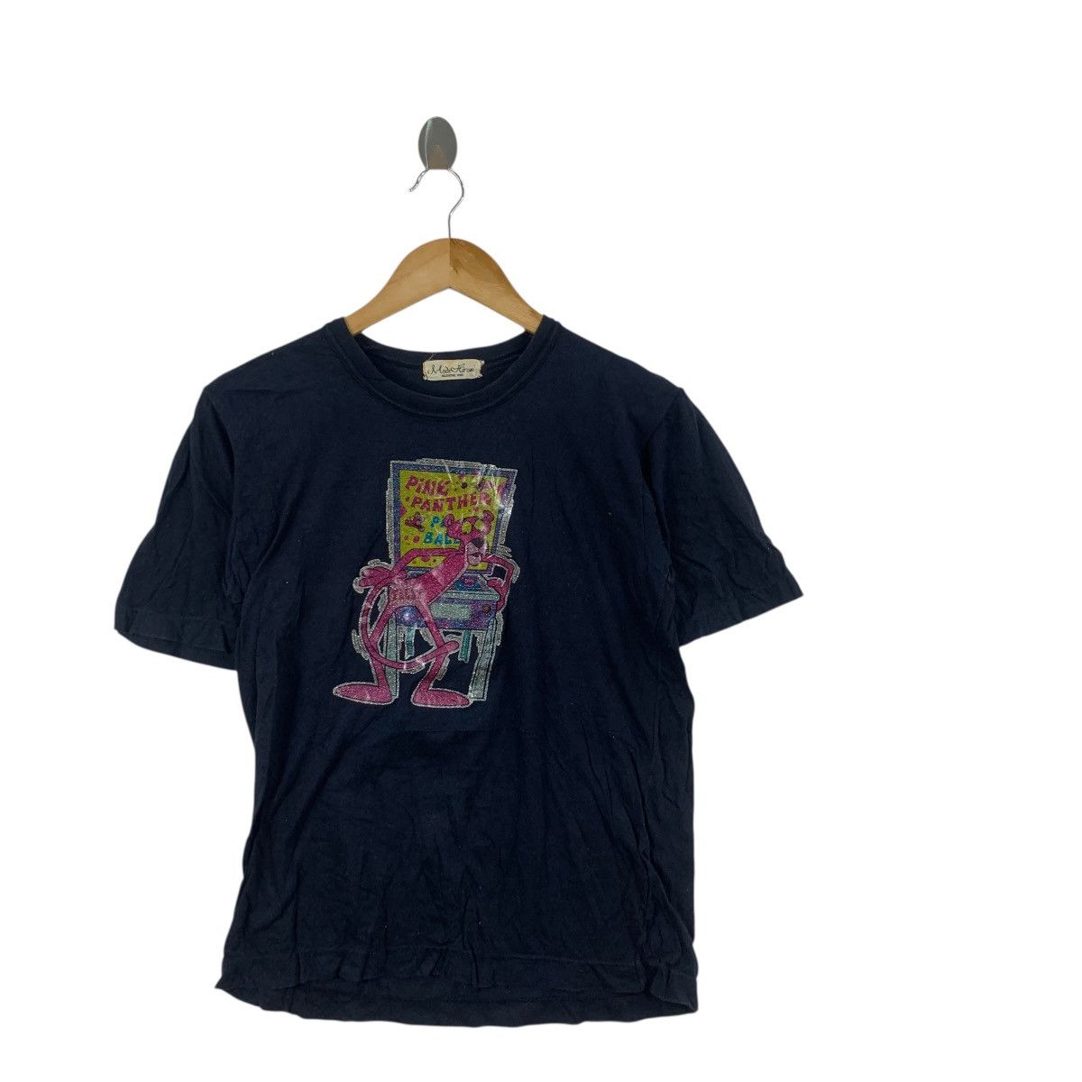 Vintage Vintage 80s PINK PANTHER CARTOON Iron On Logo Tee Shirt Top Size S / US 4 / IT 40 - 4 Thumbnail