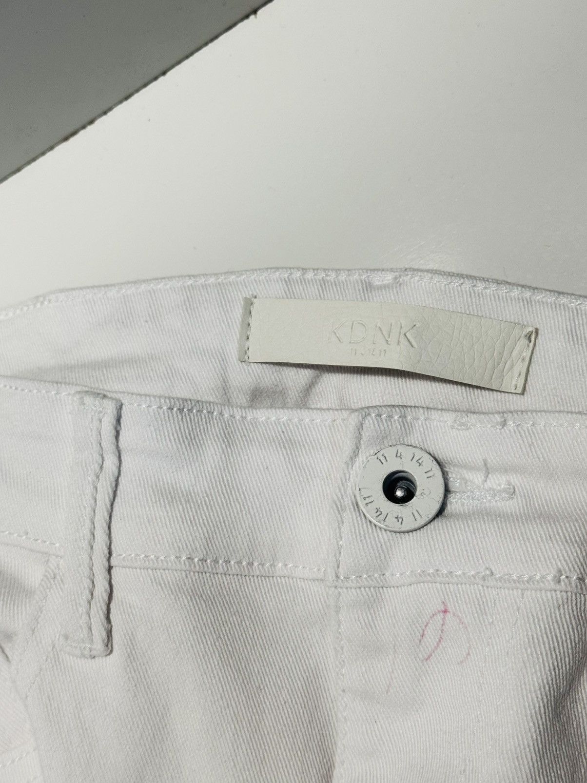 Kodak KDNK Ankle Zipper Skinny Jeans “White” Size US 32 / EU 48 - 6 Thumbnail