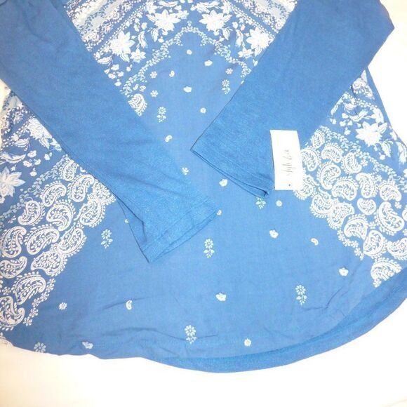 Other Style and Co Printed Front Mixed Media Too, Blue, XL Size XL / US 12-14 / IT 48-50 - 7 Thumbnail