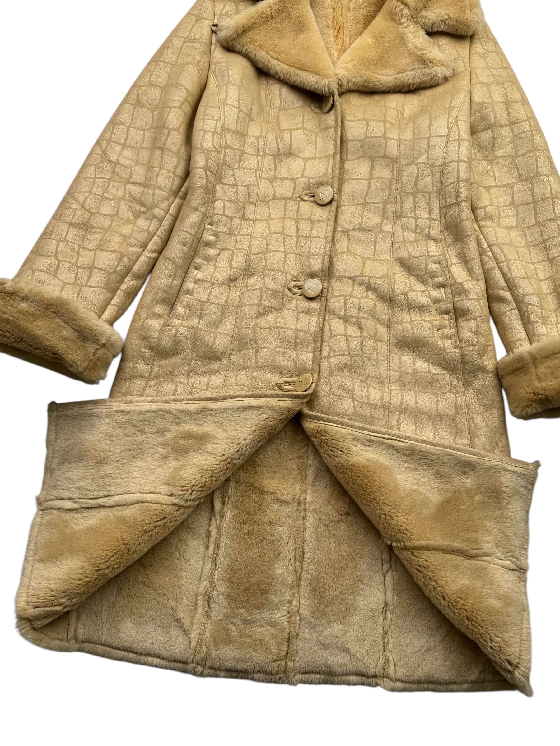 Japanese Brand Vintage Faux Sheepskin Coat W70(V9) Size S / US 4 / IT 40 - 3 Thumbnail