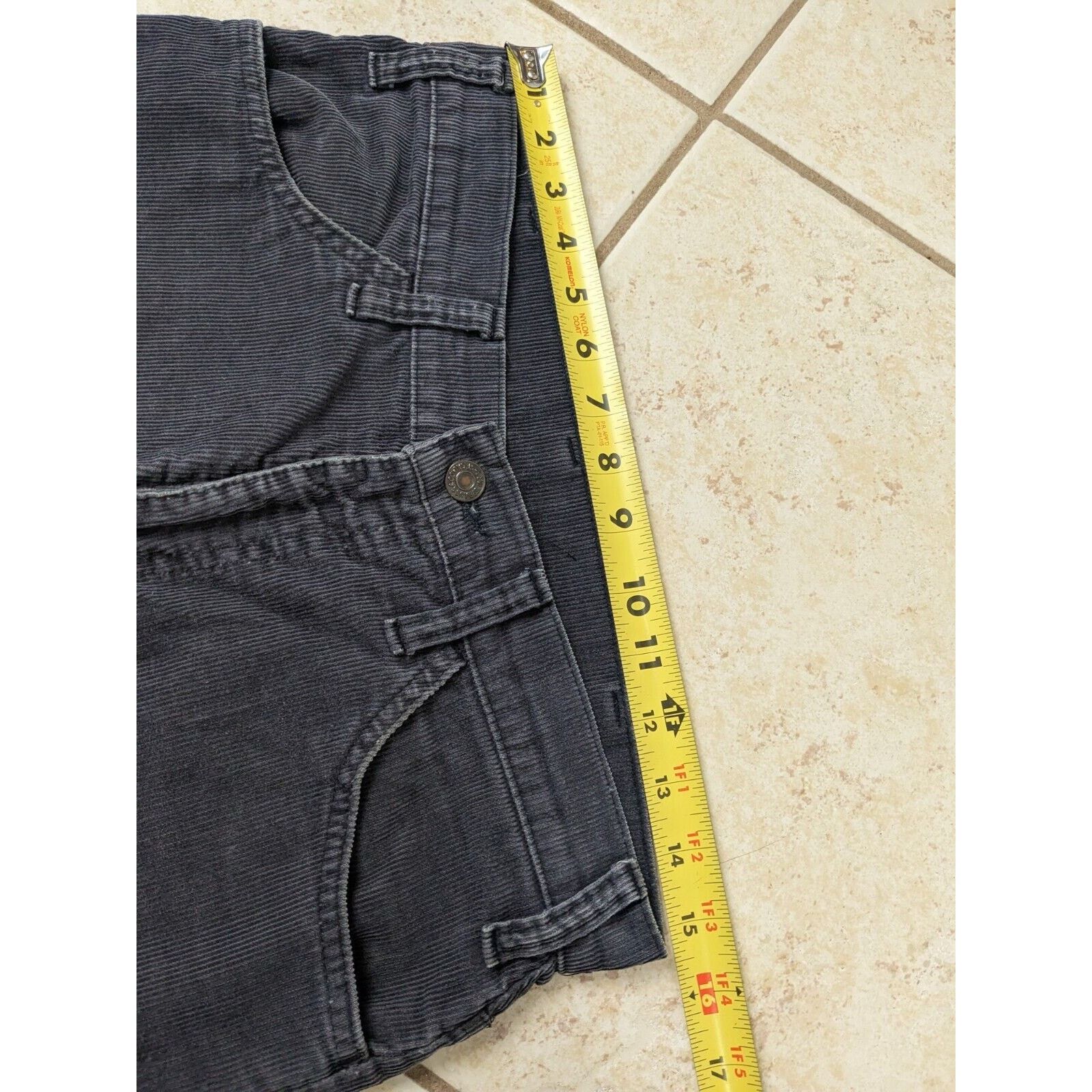 Levi's Vtg Levi's 609 Corduroy Flare Bell Bottom Pants White Tab Size US 31 - 11 Thumbnail