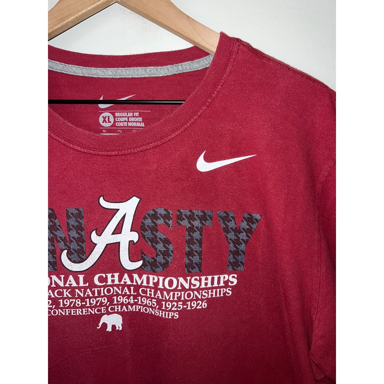 Nike Nike Alabama Crimson Tide Shirt Dynasty Red College Tee XL Size US XL / EU 56 / 4 - 3 Thumbnail