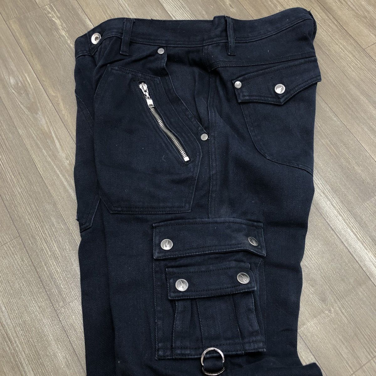 Hysteric Glamour × Japanese Brand × Seditionaries Rare Vintage Semantic Design Julius7 Gas Mask Jeans 1990s Size US 30 / EU 46 - 8 Thumbnail