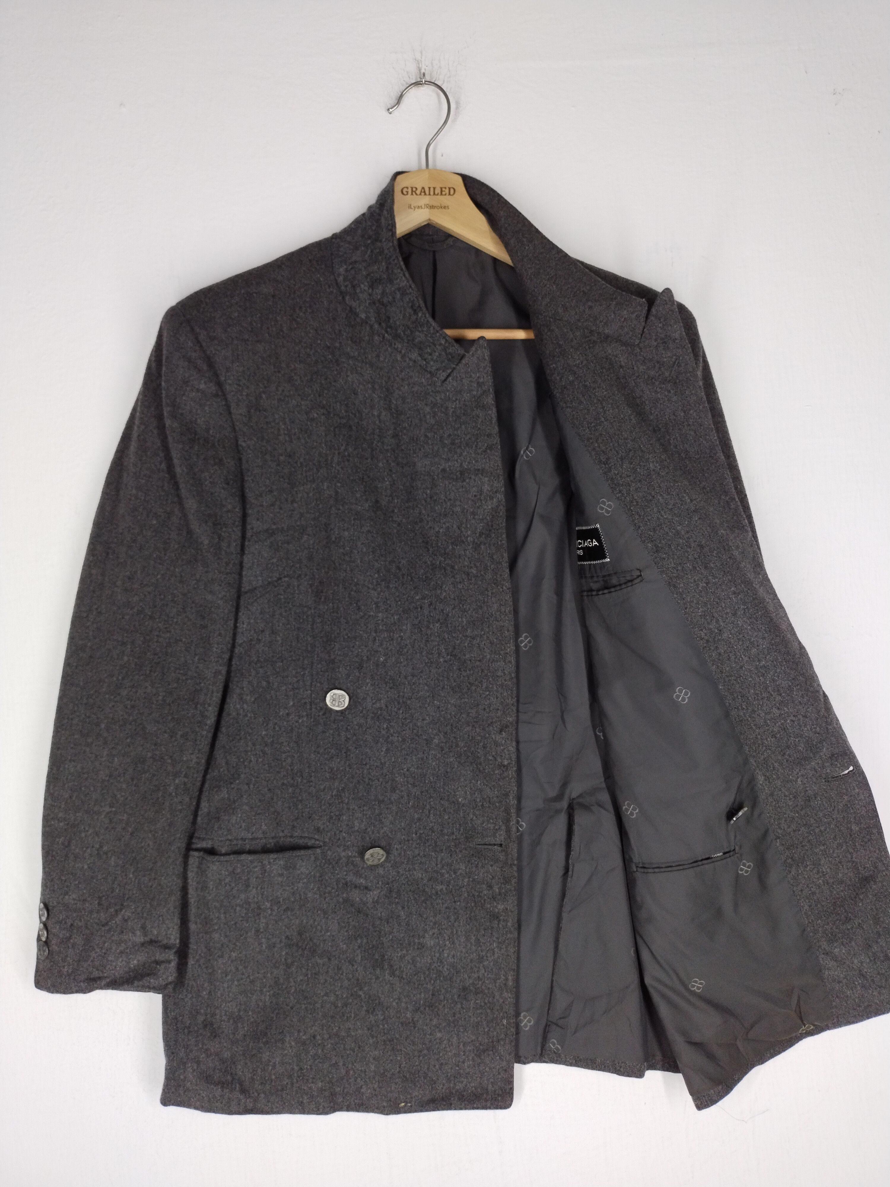 Balenciaga Balenciaga Paris Vintage Cashmere Coat Size US M / EU 48-50 / 2 - 5 Thumbnail
