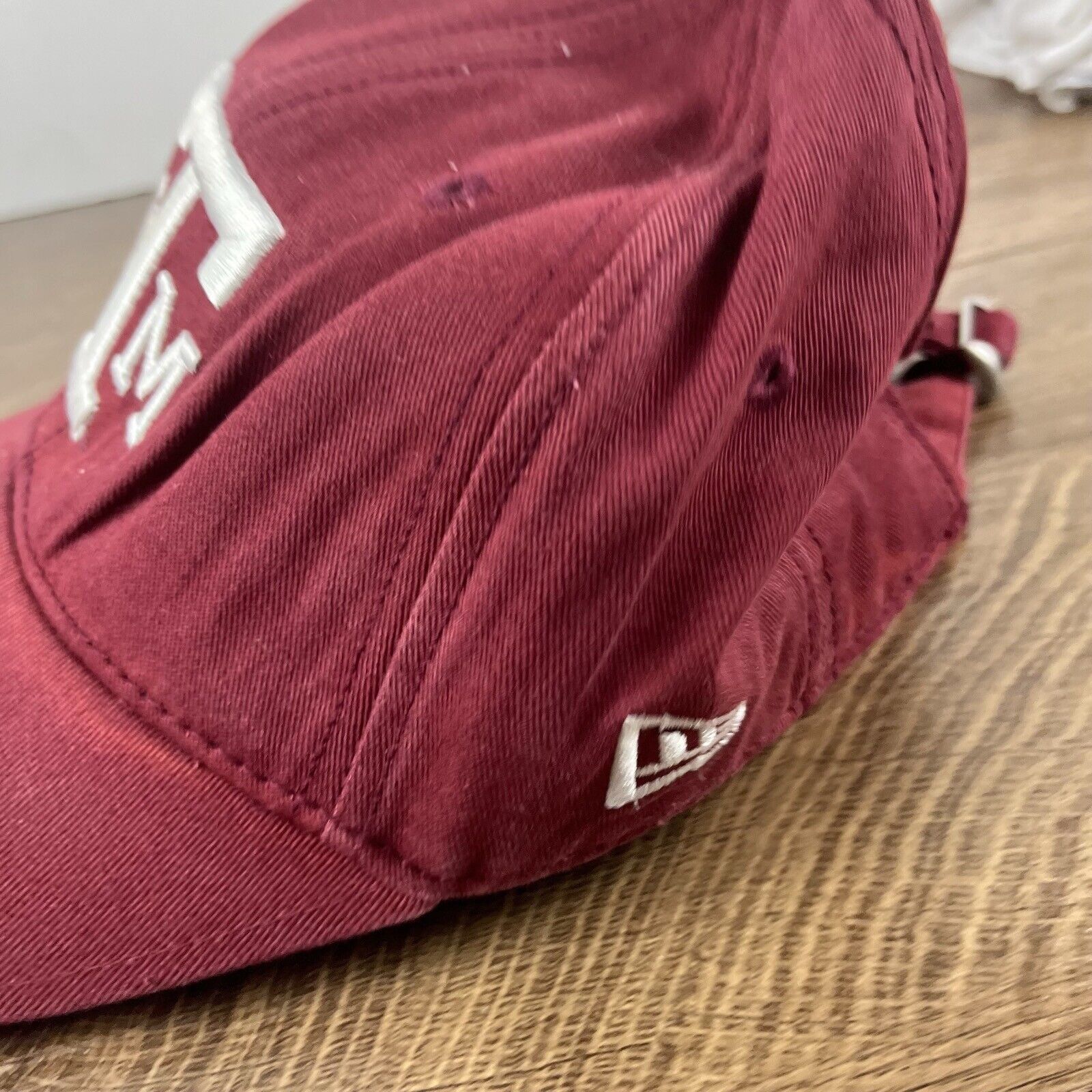 New Era Texas A&M Aggies Hat New Era Red Maroon Adjustable Hat Red H Size ONE SIZE - 8 Thumbnail