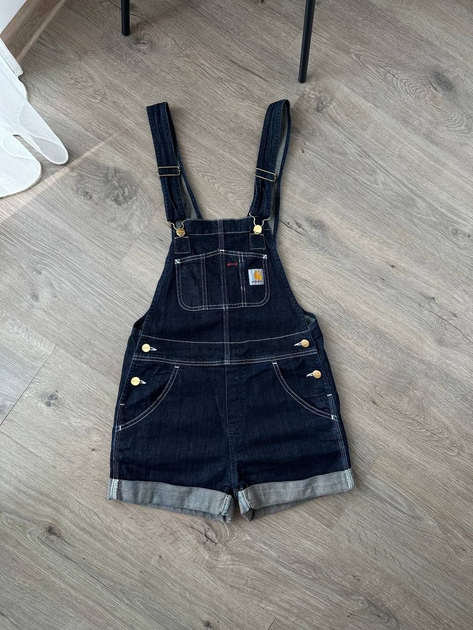 Carhartt Vintage Carhartt W' Bib Denim Jeans Shorts Size US 26 / EU 42 - 1 Thumbnail