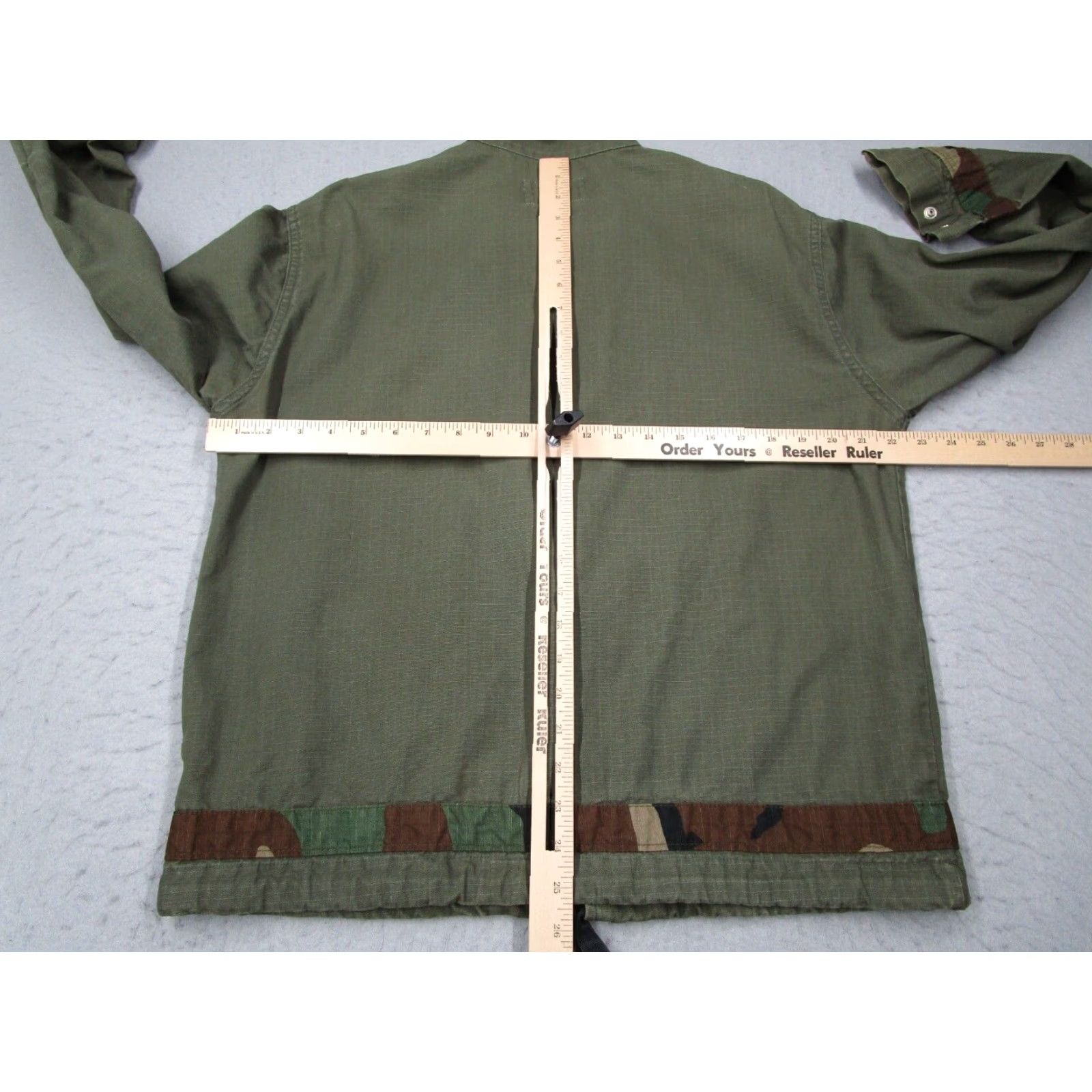 Vintage 68 & Brothers Men's Green Full Zip Ripstop Bomber Jacket Large Size US L / EU 52-54 / 3 - 7 Thumbnail