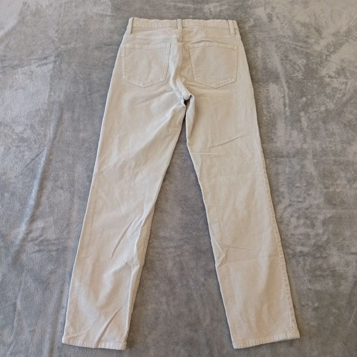 J.Crew J.Crew Pants Womens Size 26 Light Gray Corduroy Chino 27x27 Mid Rise Size 26" / US 2 / IT 38 - 6 Thumbnail