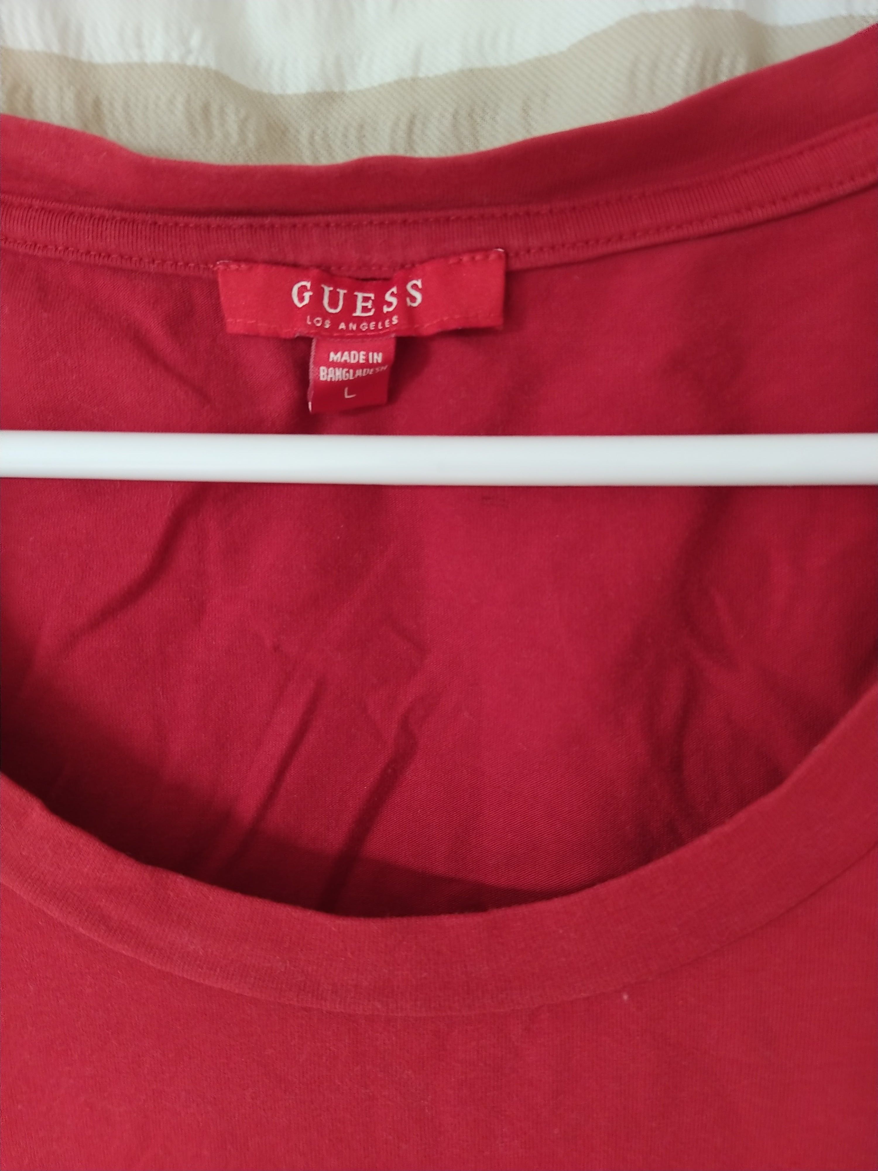 Guess Guess Los Angeles burgundy women's mini bodycon dress L Size L / US 10 / IT 46 - 4 Thumbnail