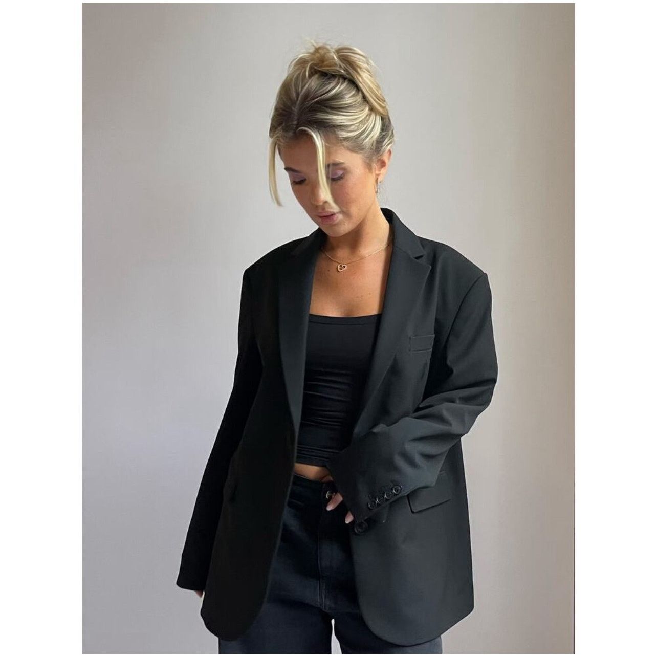 Other Djerf Avenue Forever Blazer Black sz XS Size XS / US 0-2 / IT 36-38 - 1 Thumbnail