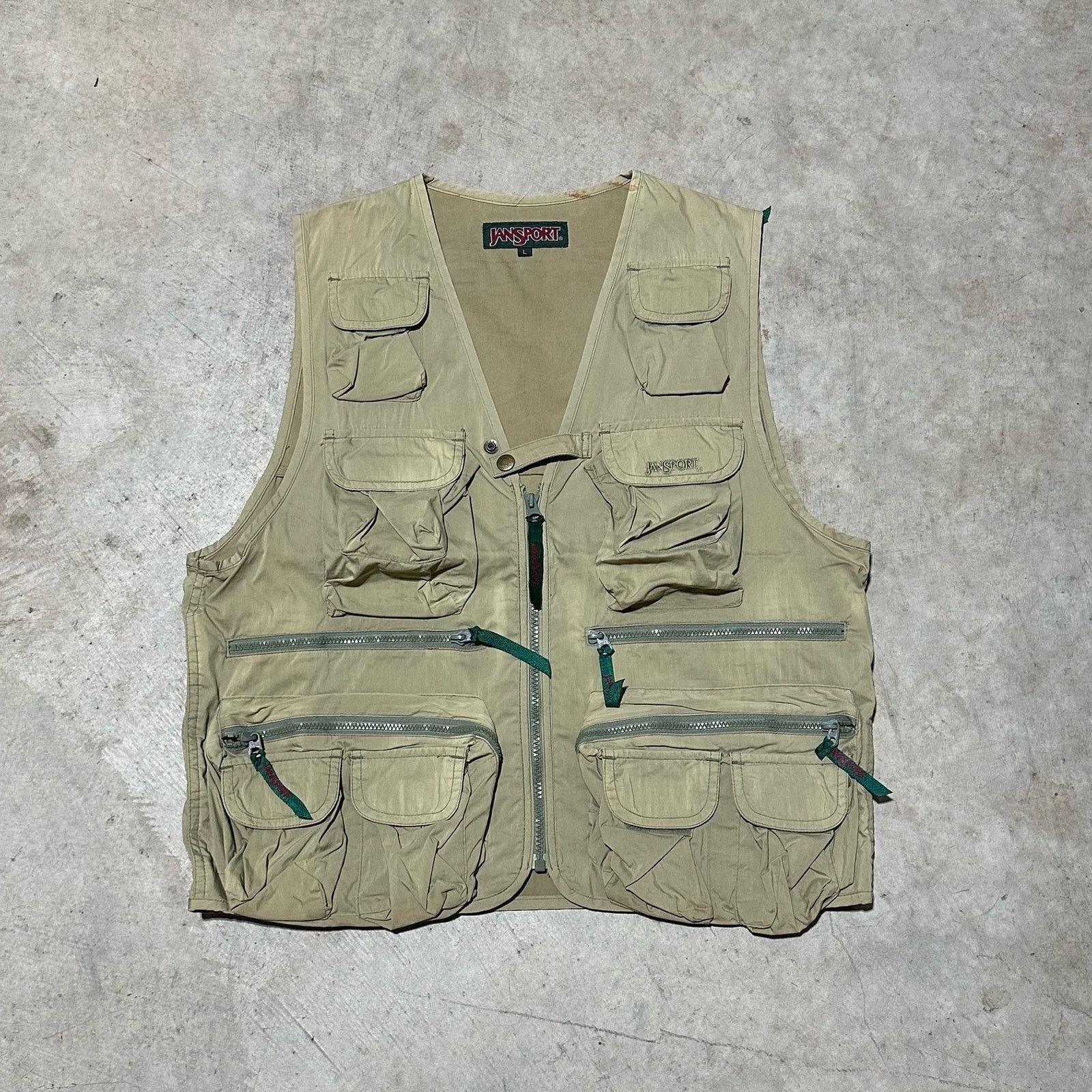 Jansport Vintage Jansport Tactical Vest size Large in Men Size US L / EU 52-54 / 3 - 1 Thumbnail