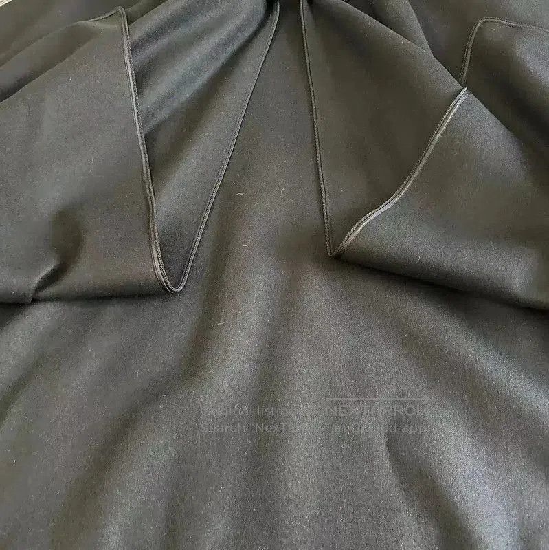 Yves Saint Laurent YSL Black Wool Women's Coat for Spring and Autumn . Size S / US 4 / IT 40 - 4 Thumbnail