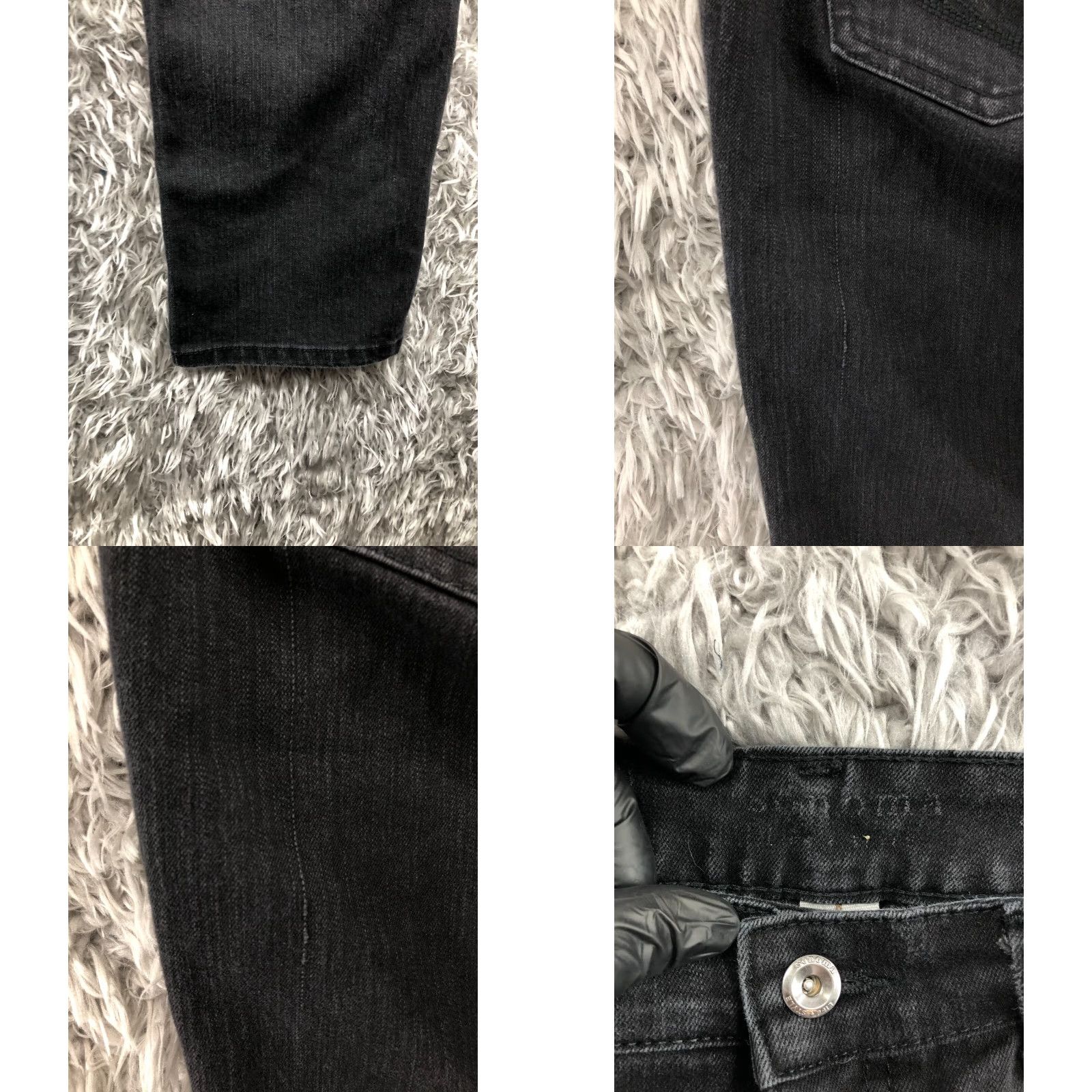 Vintage Sonoma Jeans Womens Short 8 Dark Wash Black Straight Size 30" / US 8 / IT 44 - 8 Thumbnail