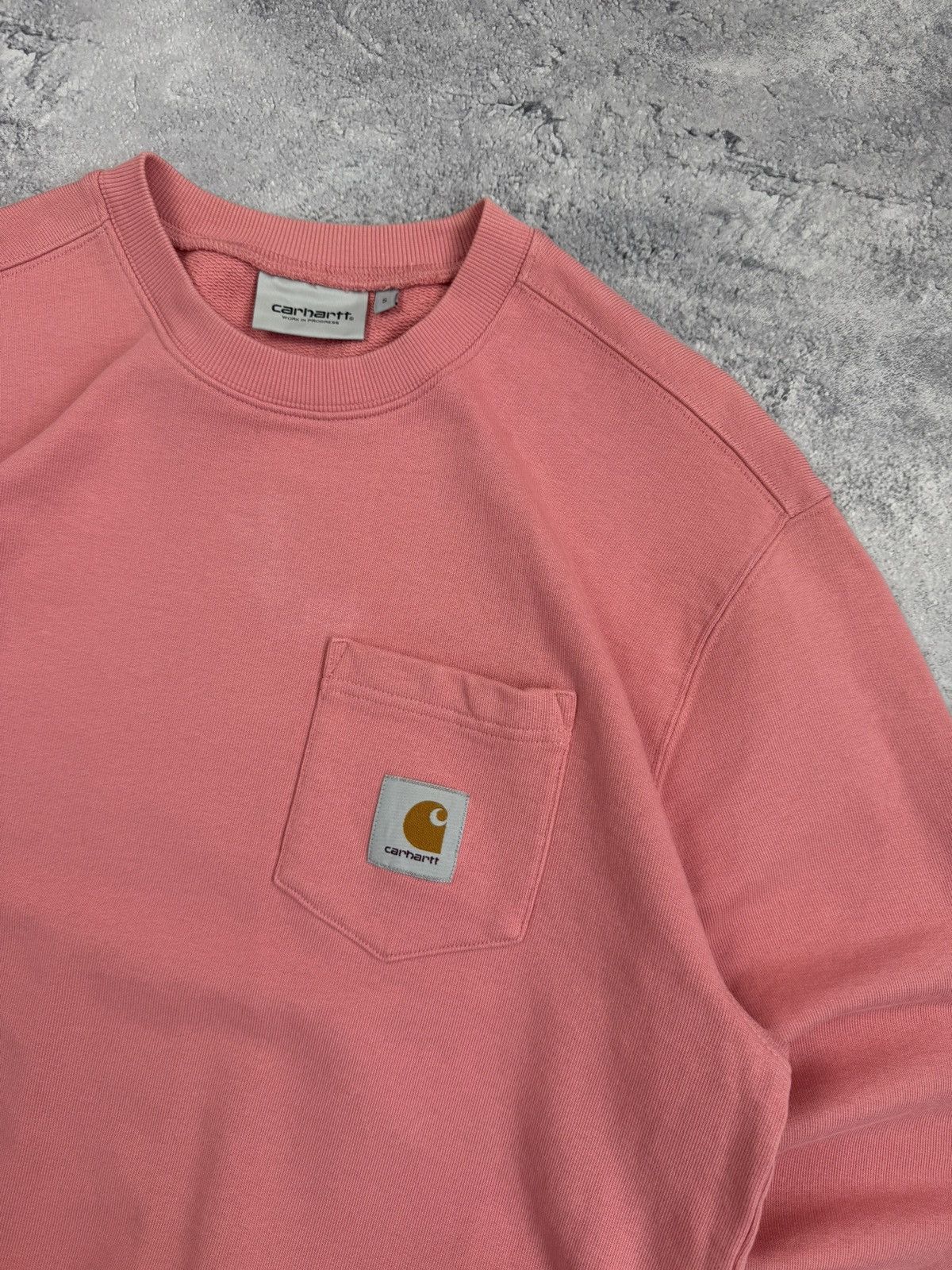 Carhartt Vintage Y2K Carhartt WIP Sweatshirt Pink Crewneck Pullover Size US S / EU 44-46 / 1 - 8 Thumbnail