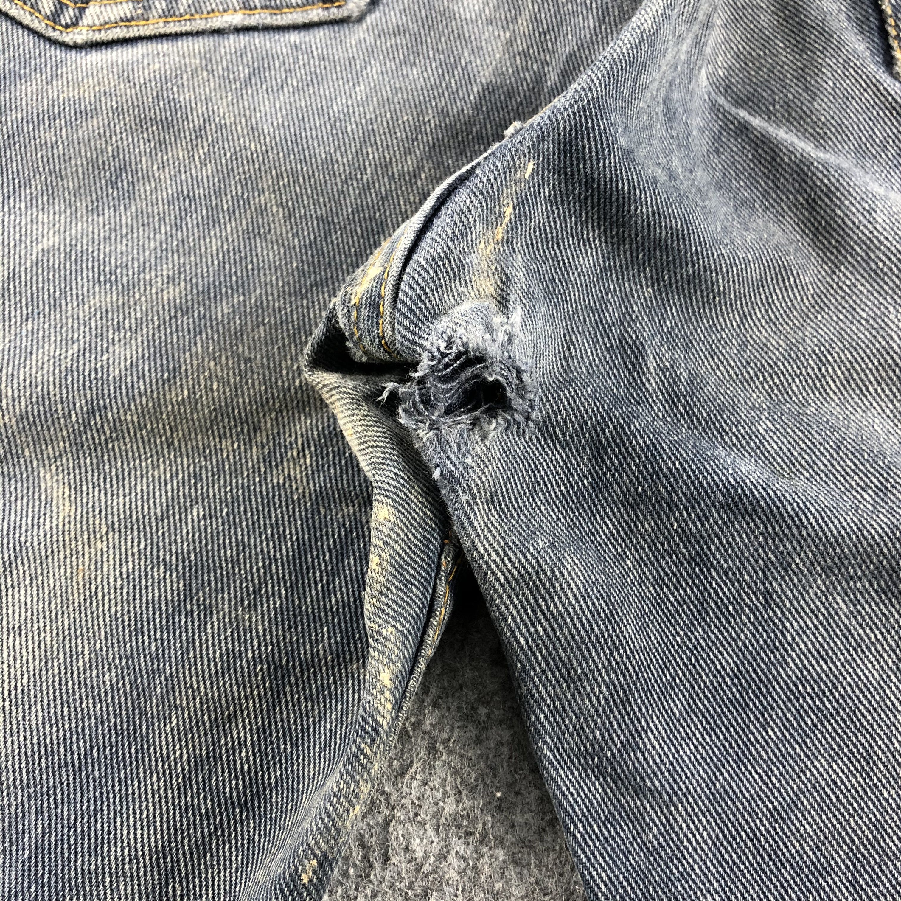 Levi's 90s Vintage Ripped Levis 501 Earth Tone Jeans-J1563 Size US 32 / EU 48 - 9 Thumbnail