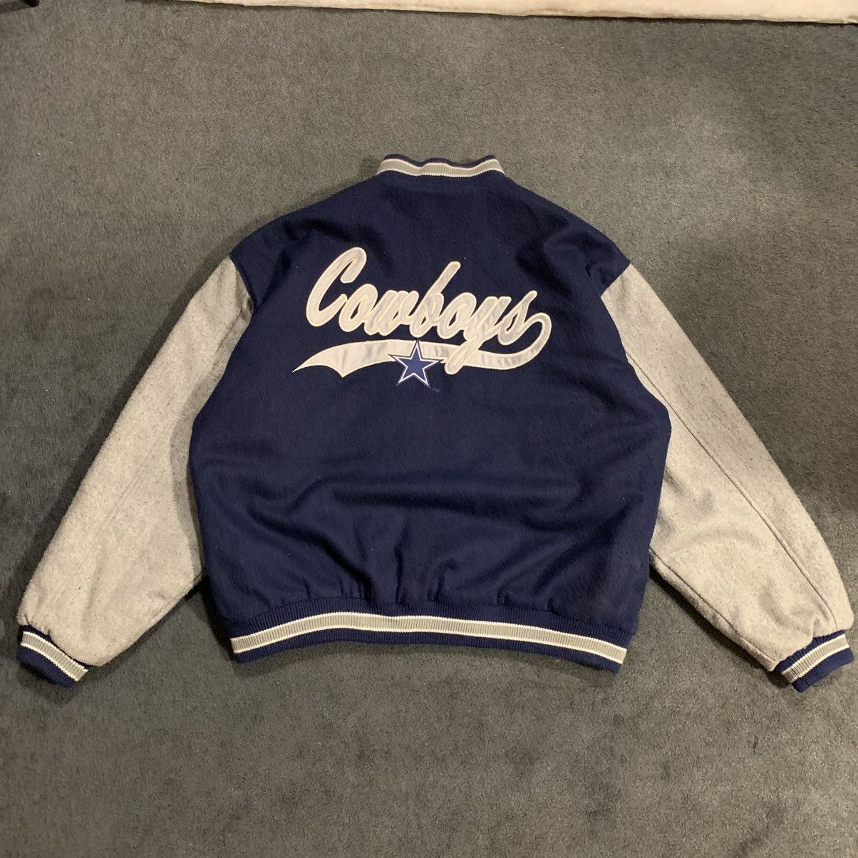 NFL Vintage 1993 Dallas Cowboys Campri Teamline Varsity Jacket Size US XL / EU 56 / 4 - 3 Thumbnail