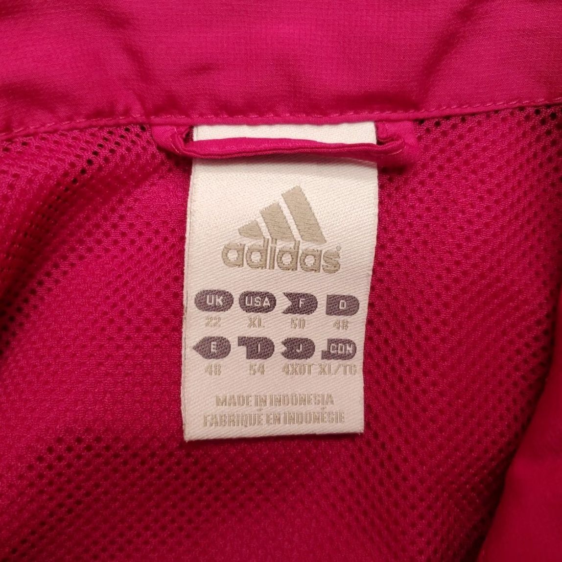 Adidas VINTAGE Adidas Jacket Womens XL Lined Windbreaker Track Full Zip Jogging Warm up Y2K Size XL / US 12-14 / IT 48-50 - 6 Thumbnail