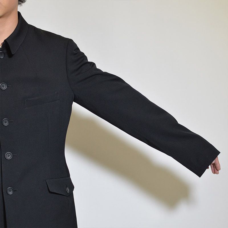 Yohji Yamamoto Yohji Yamamoto Pour Homme HOOK COLLAR 5 SINGLE JACKET BLAZER Size US L / EU 52-54 / 3 - 6 Thumbnail