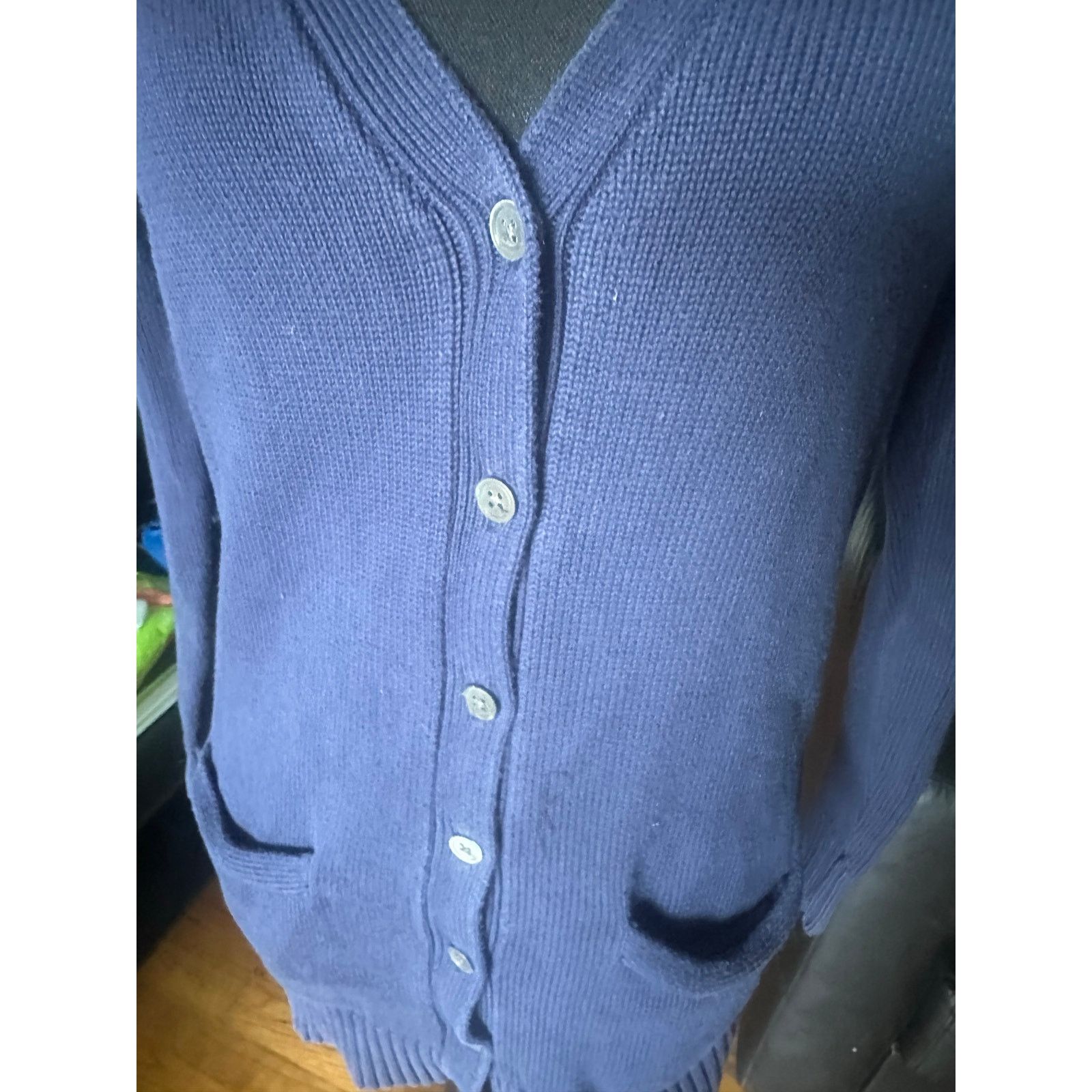 Ralph Lauren Sport Vintage Ralph Lauren Sport Logo Boyfriend Fit Cardigan Size S / US 4 / IT 40 - 4 Thumbnail