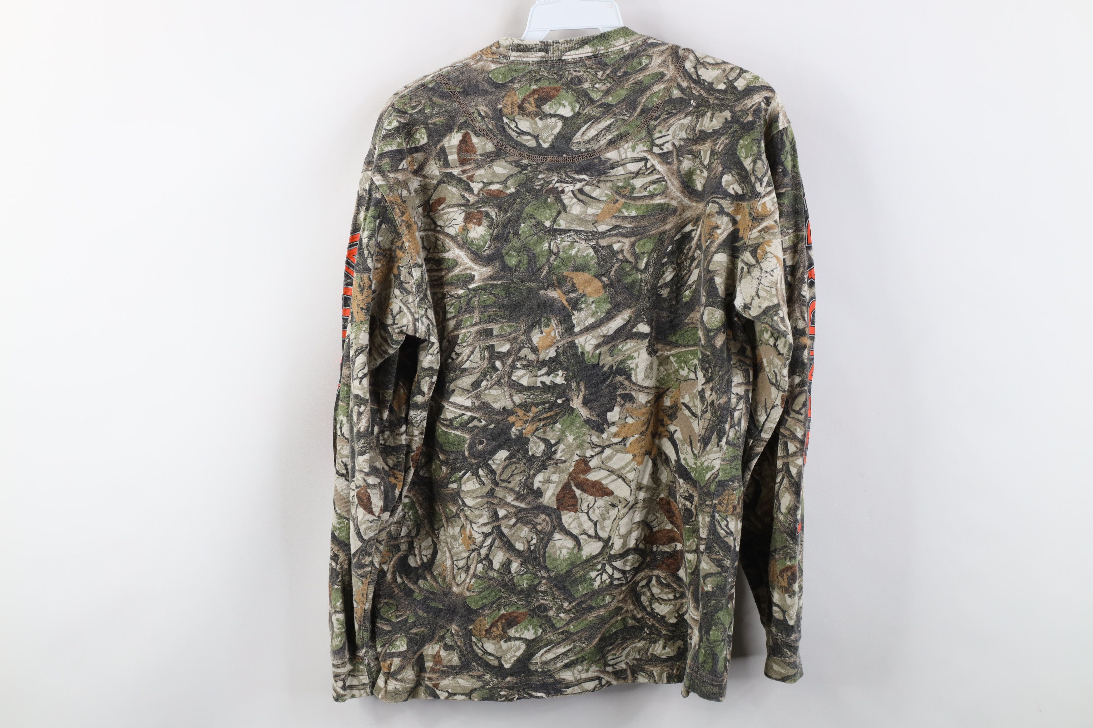 Vintage Vintage Y2K Streetwear Antler Camouflage Long Sleeve T-Shirt Size US S / EU 44-46 / 1 - 11 Thumbnail