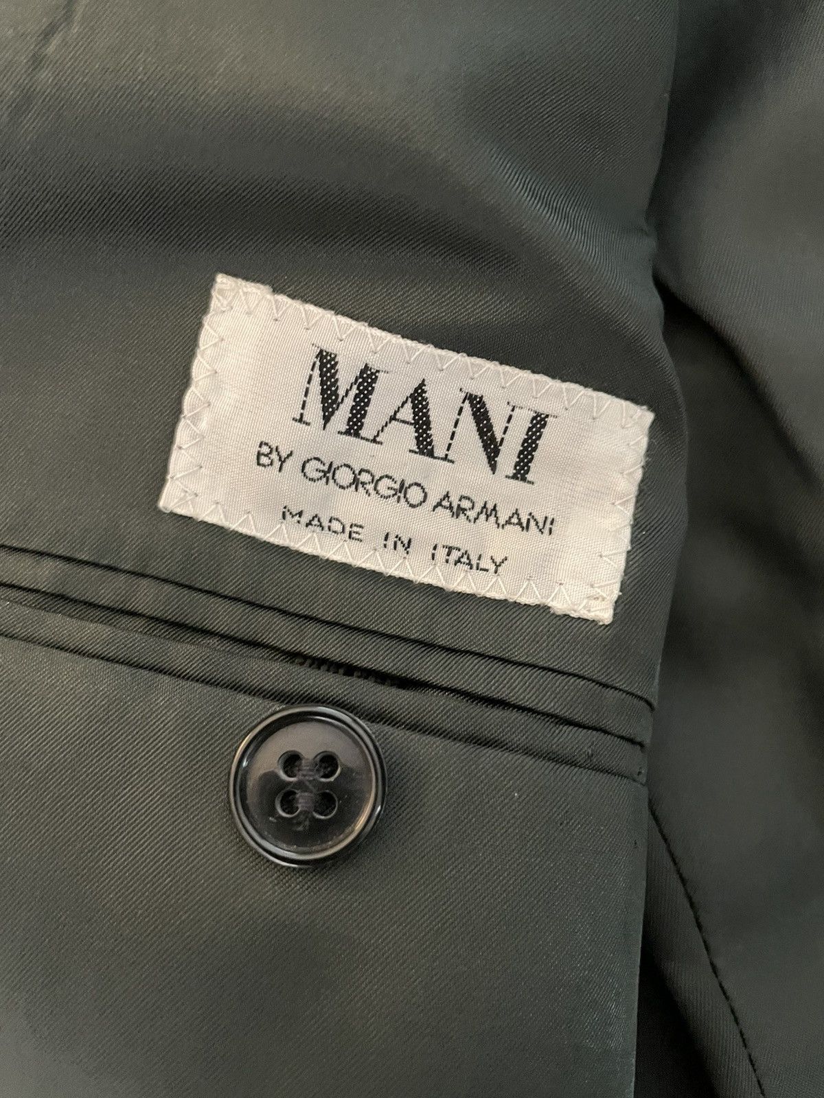 Giorgio Armani × Vintage Vintage Fancy Button Double Breasted Jacket Size 40R - 6 Thumbnail