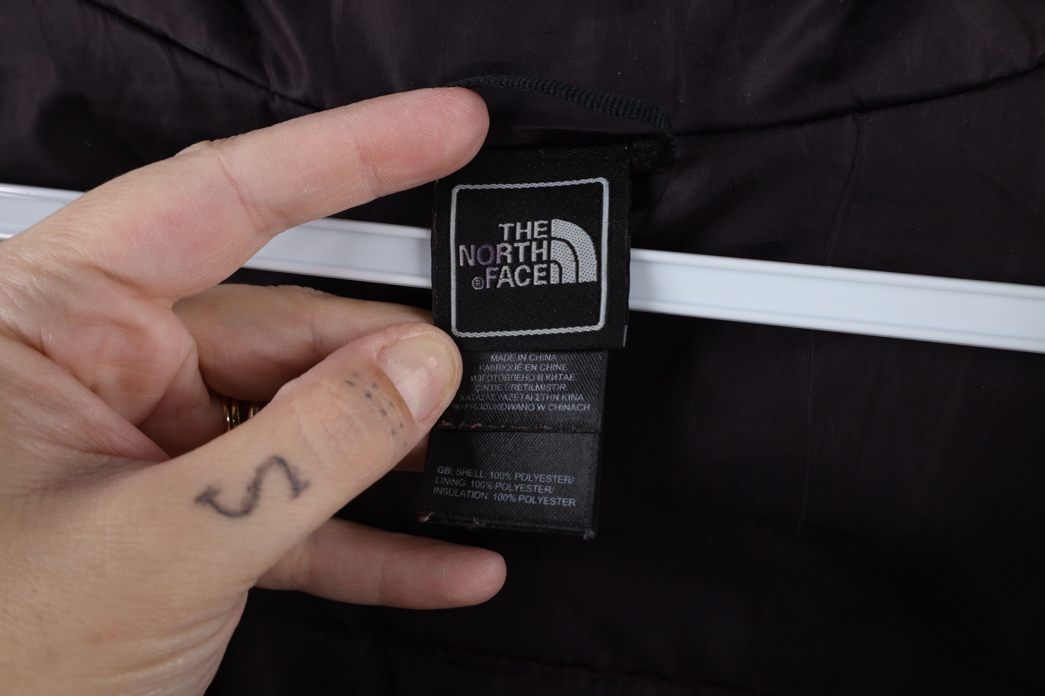 The North Face × Vintage The North Face Out Insulated Full Zip Jacket Eggplant Purple Size M / US 6-8 / IT 42-44 - 9 Thumbnail