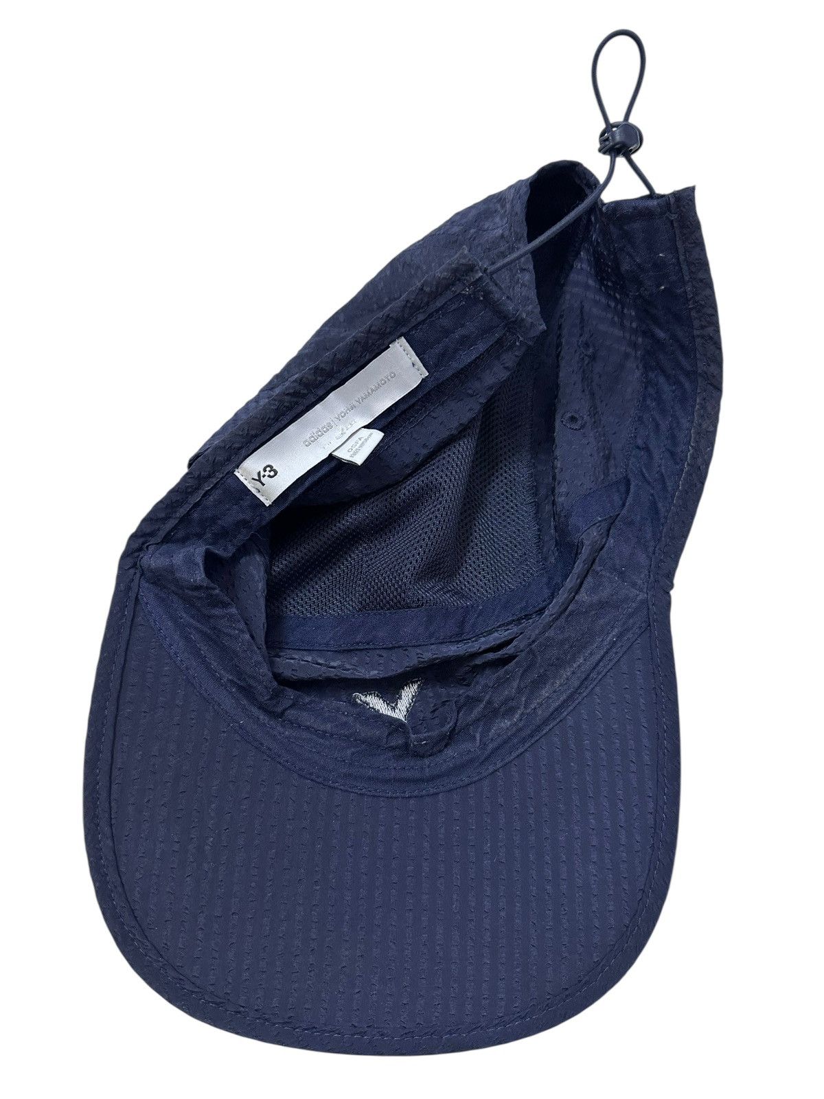 Yohji Yamamoto Adidas Y-3 Yohji Yamamoto 5-Panel Running Cap Hat Size ONE SIZE - 5 Thumbnail