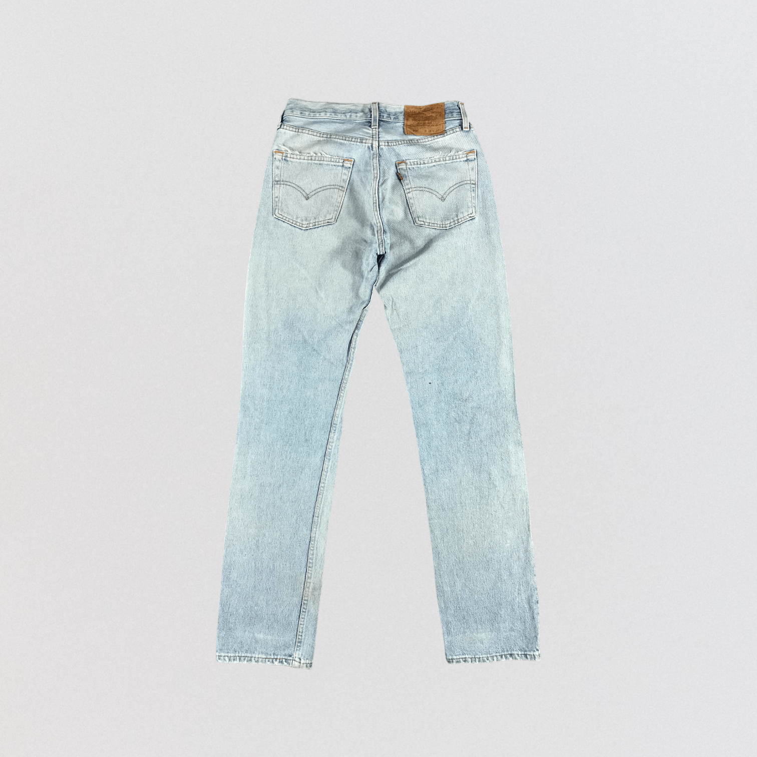 Levi's × Vintage Vintage 90s Light Wash Levis 501 Jeans-JM2832 Size US 29 - 2 Thumbnail